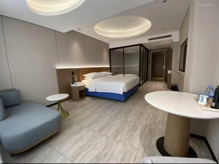 Bed in Echarm Hotel - Foshan Sanshui Wanda Plaza