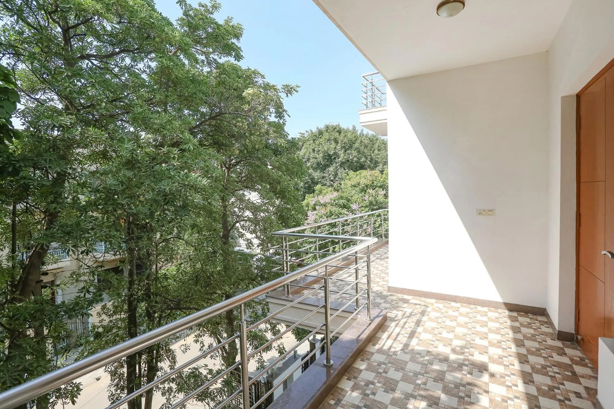 Balcony/Terrace in FabHotel New Journey Hospitality Near MG Road & Sikanderpur Metro