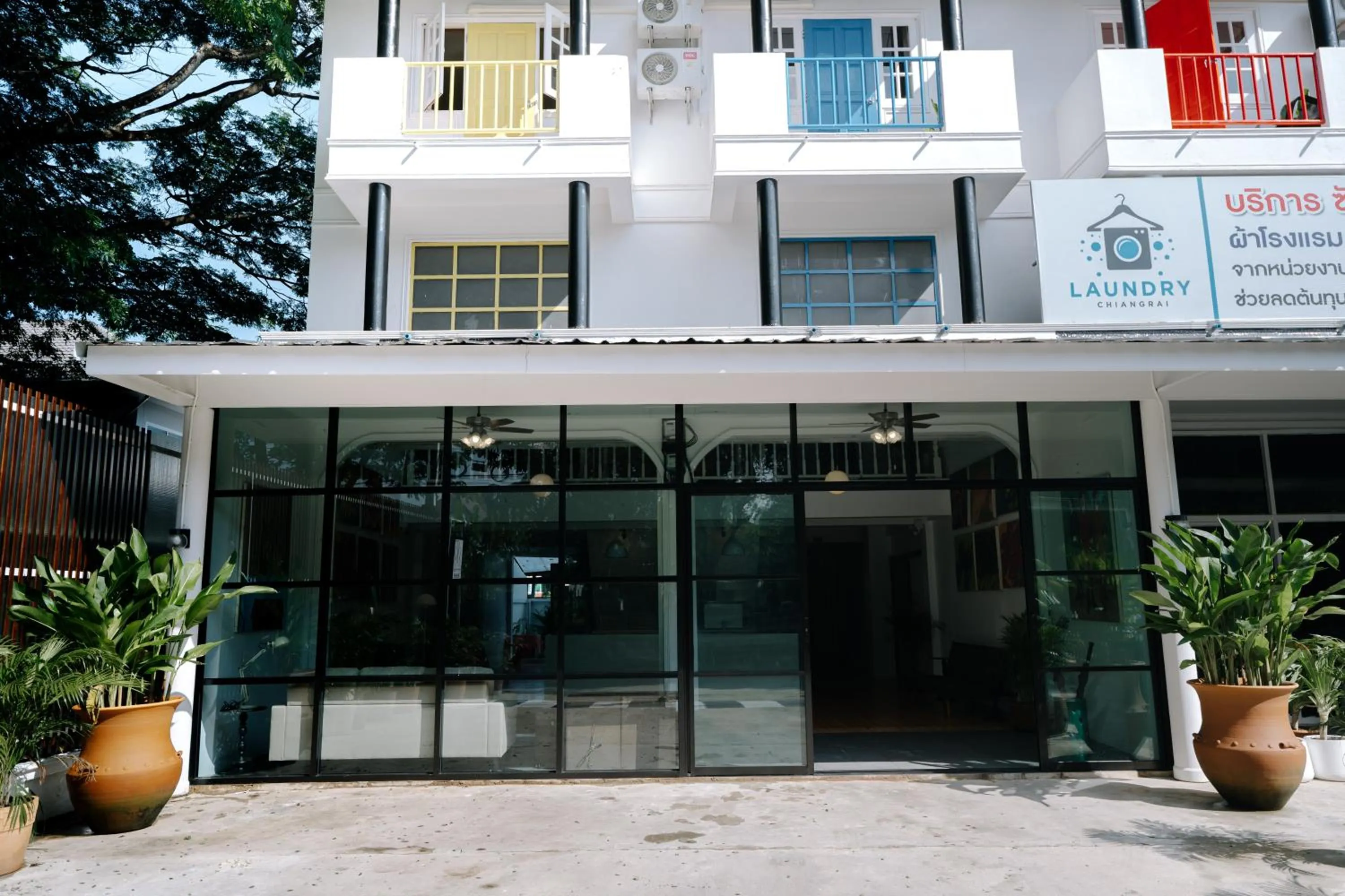Facade/entrance in B&B Chiangrai