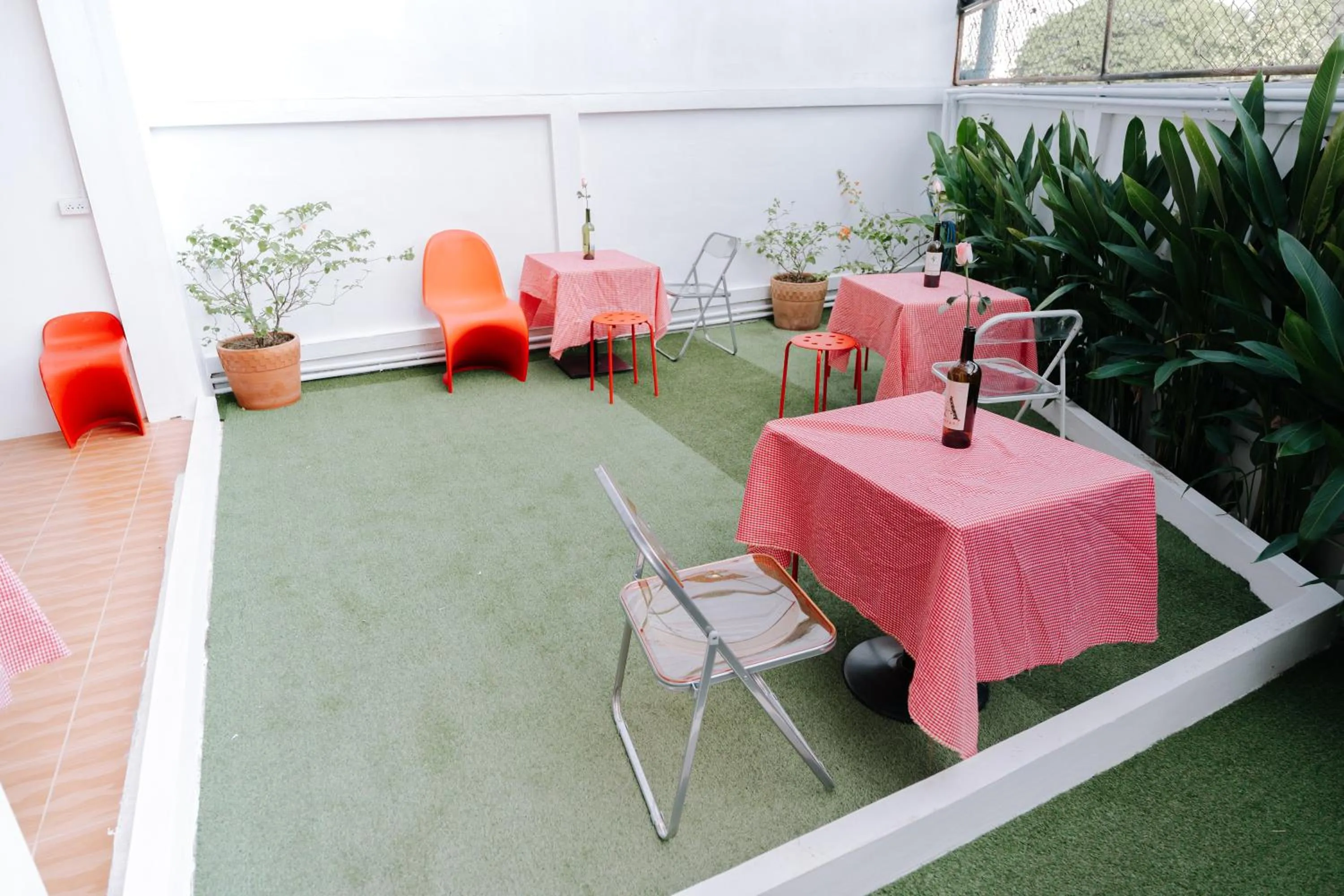 Seating area in B&B Chiangrai