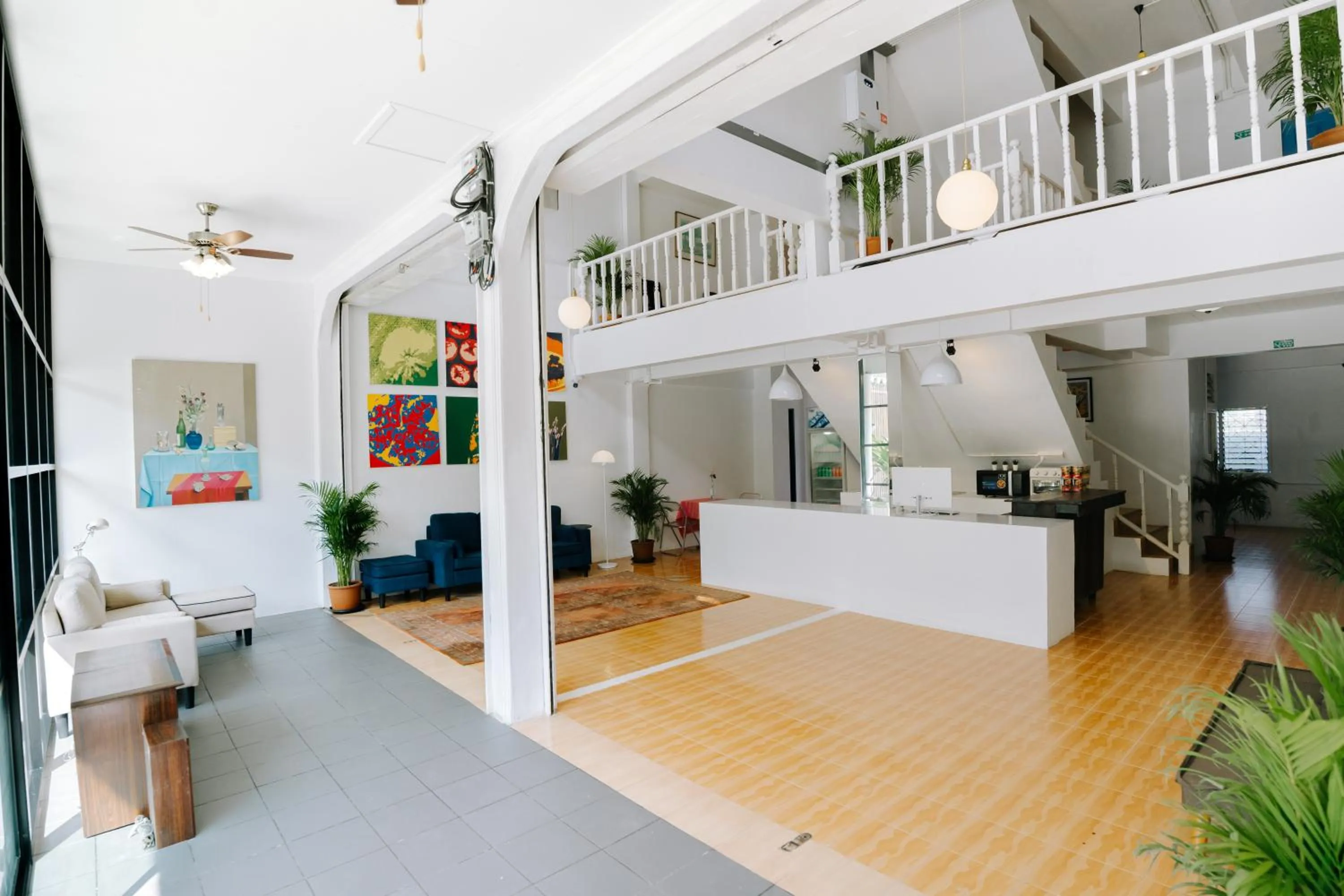 Seating area in B&B Chiangrai