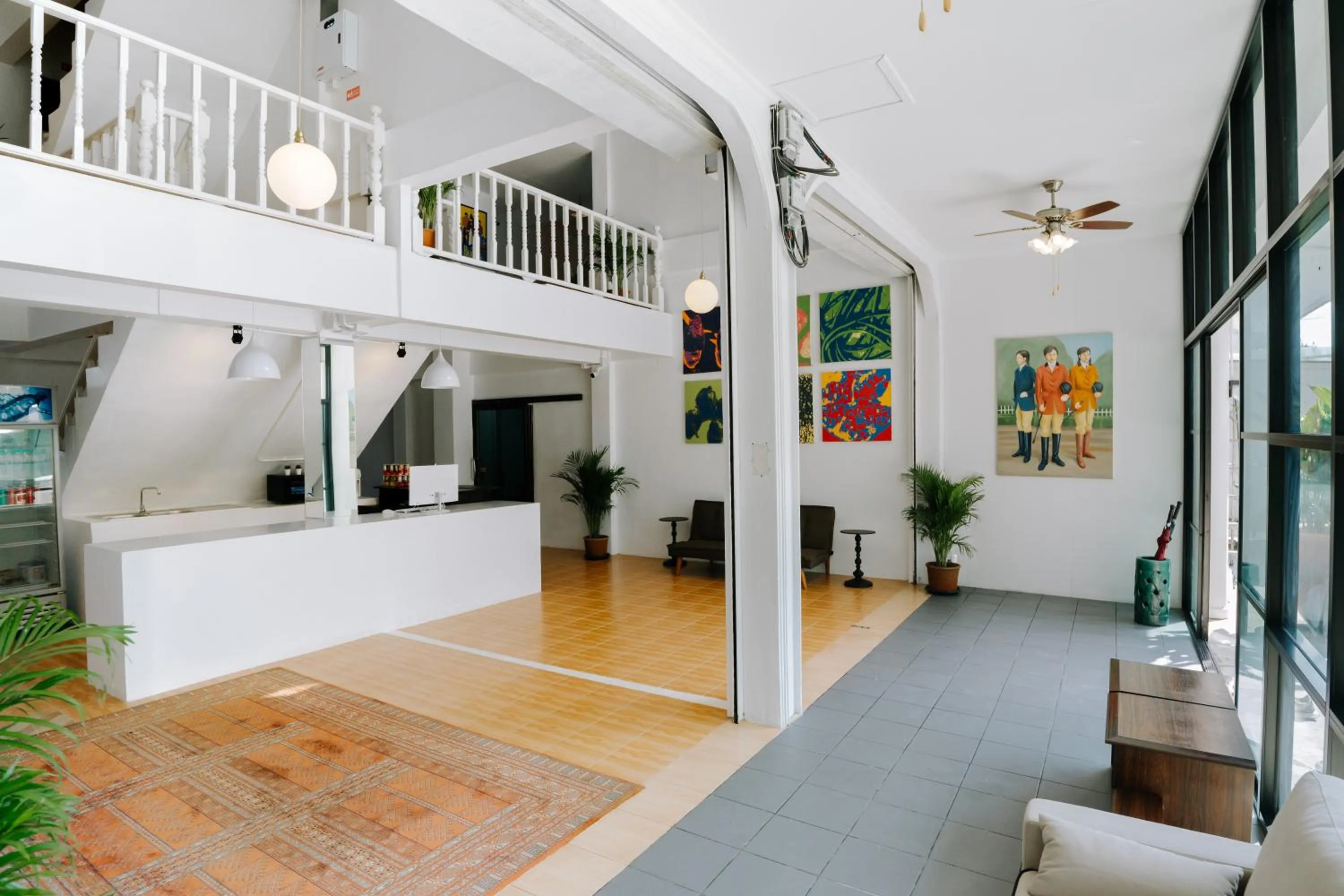 Seating area in B&B Chiangrai