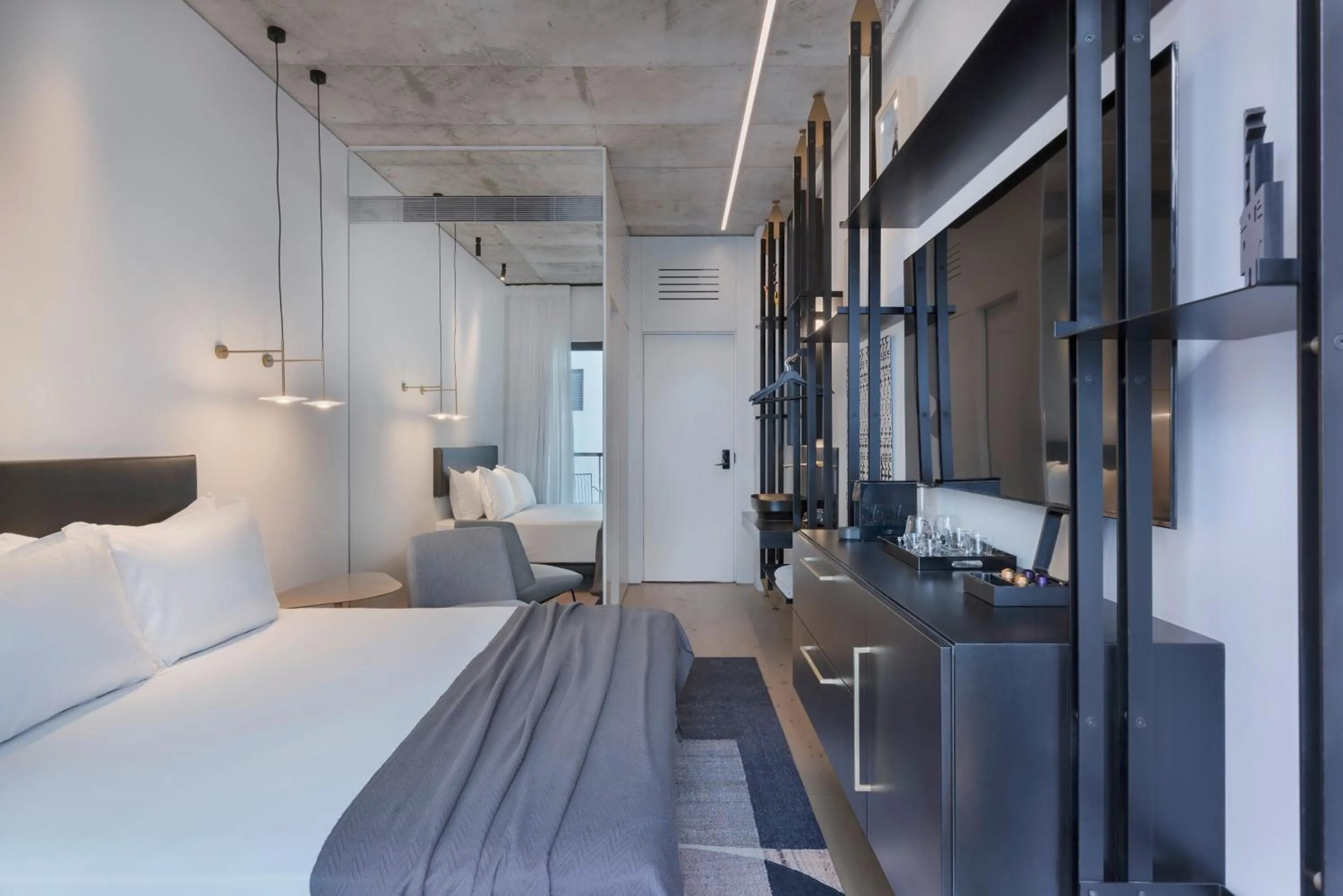 Bedroom, Bed in Gymnasia Isrotel, a Tribute Portfolio Hotel