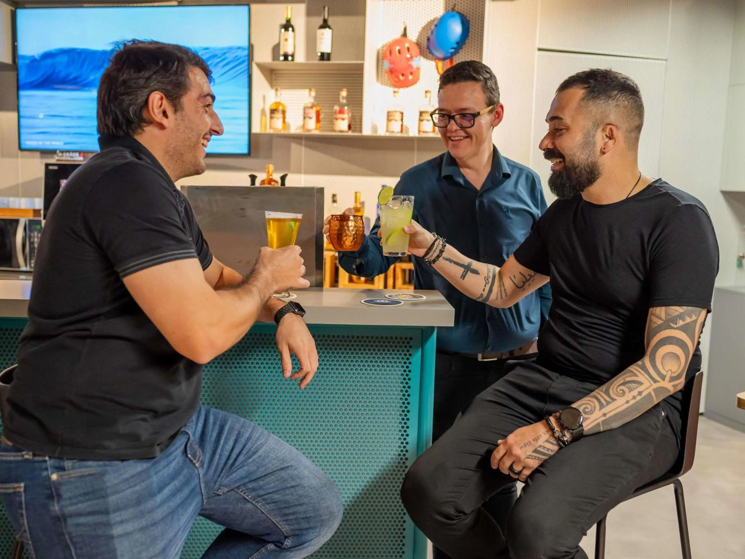 Lounge or bar in Ibis Budget Guarulhos Aeroporto