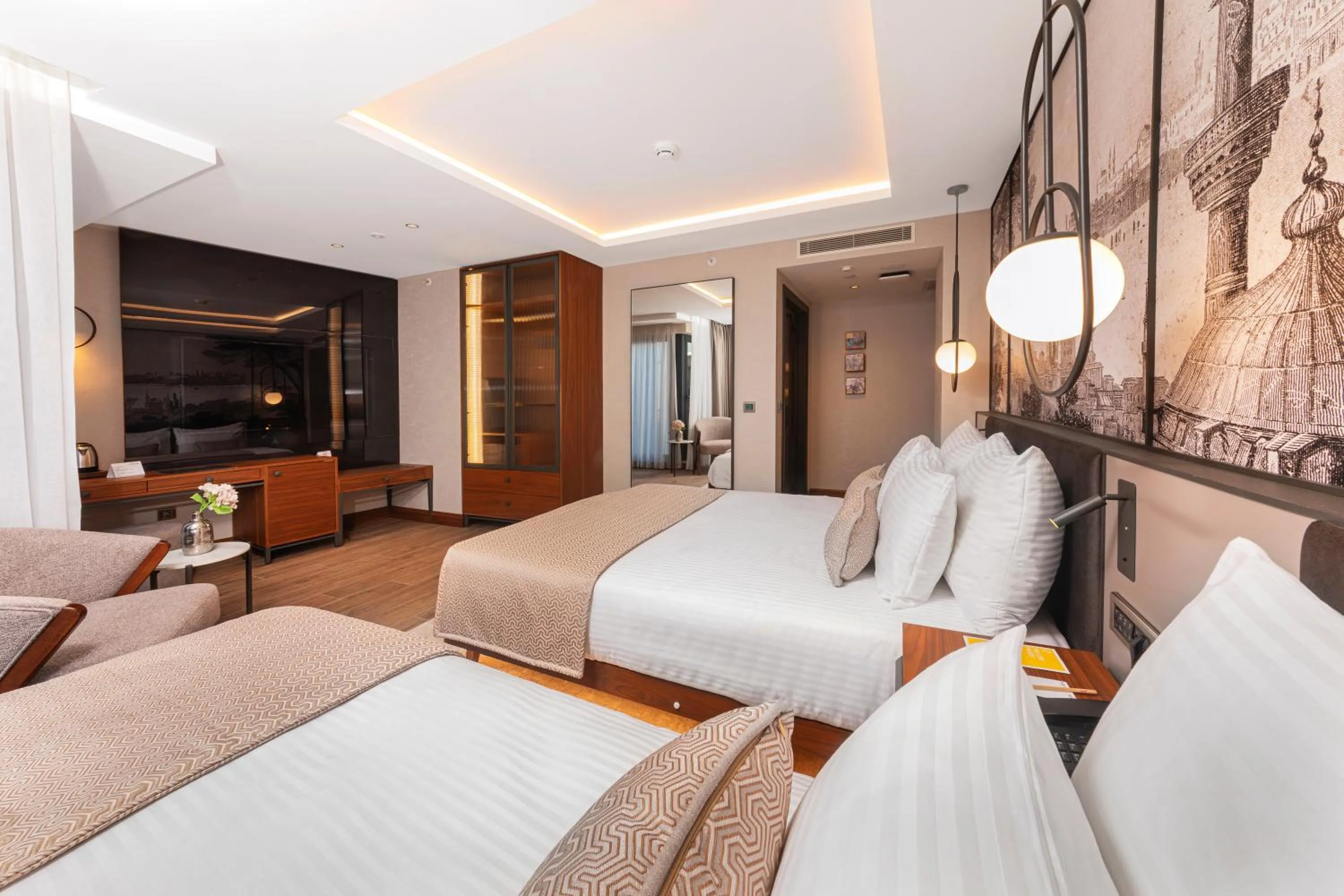 Bed in Levni Istanbul Hotel Handwritten Collection by ACCOR