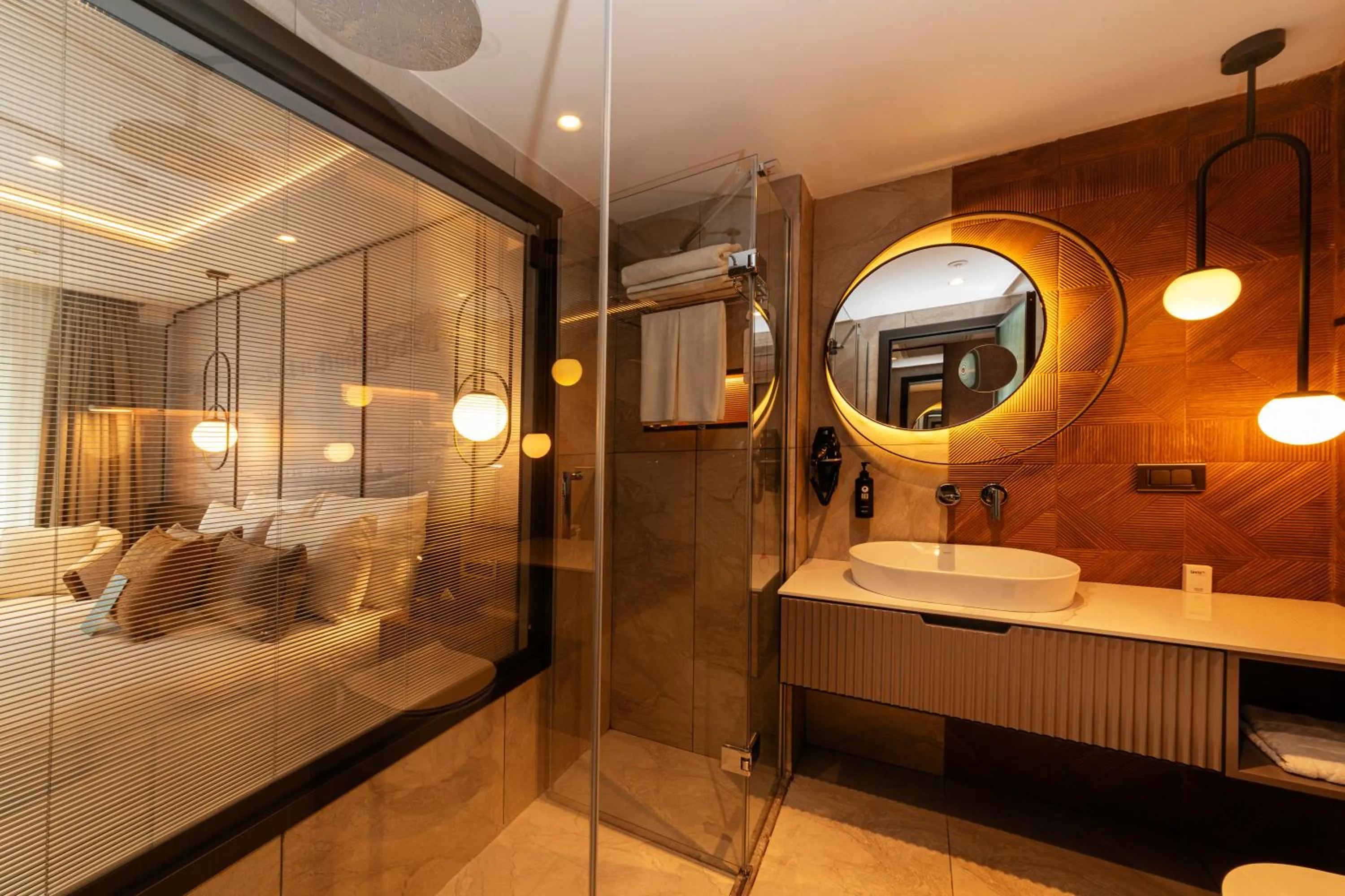 Shower, Bed in Levni Istanbul Hotel Handwritten Collection by ACCOR