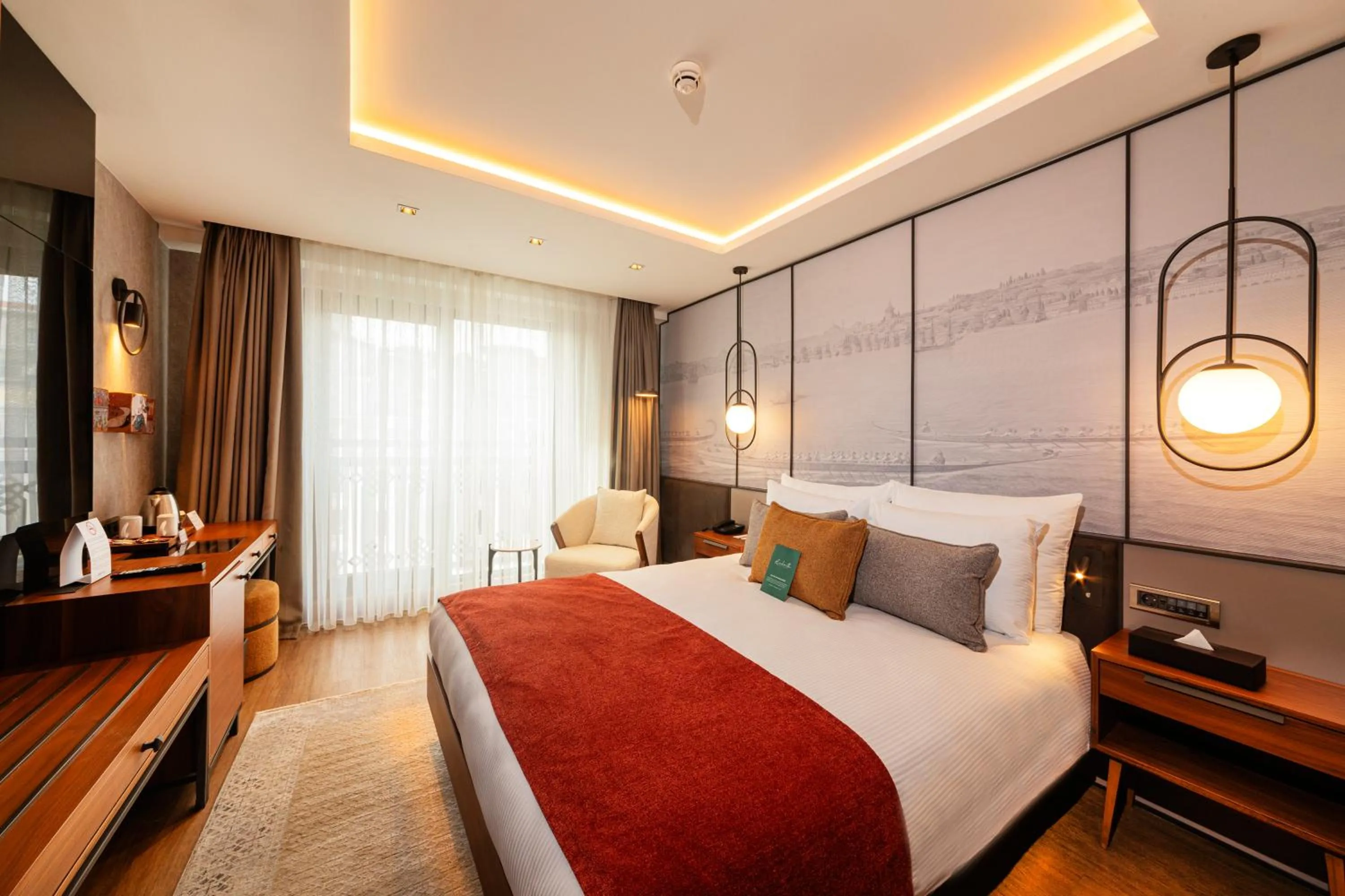 Bed in Levni Istanbul Hotel Handwritten Collection by ACCOR
