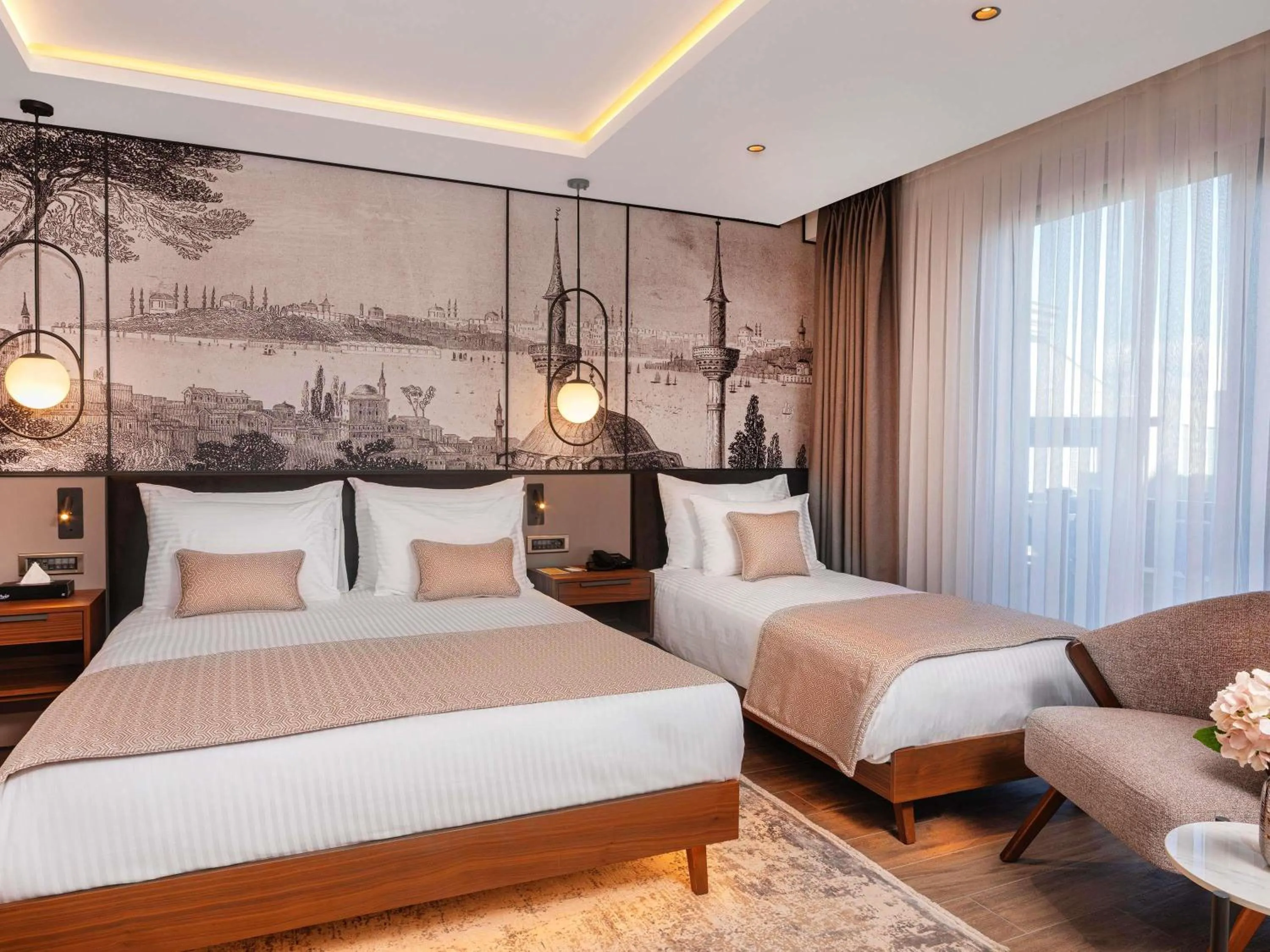 Bedroom, Bed in Levni Istanbul Hotel Handwritten Collection by ACCOR