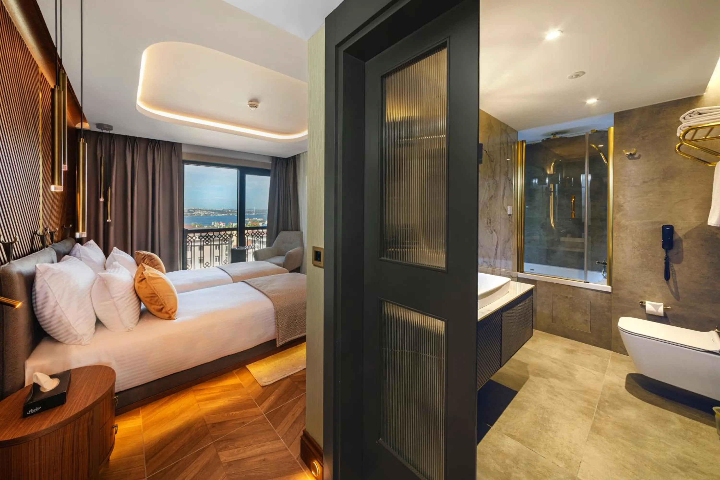 Toilet, Bed in Levni Istanbul Hotel Handwritten Collection by ACCOR