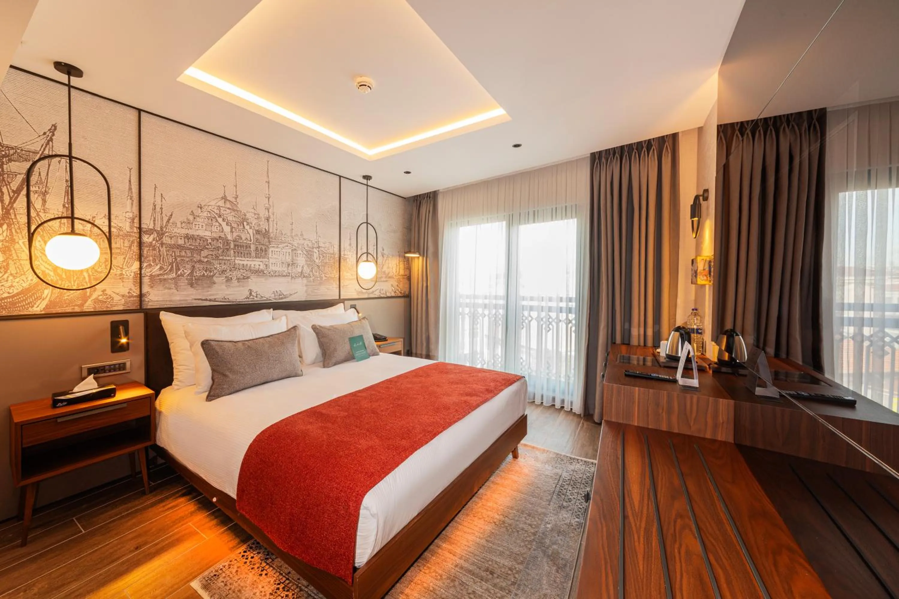 Bed in Levni Istanbul Hotel Handwritten Collection by ACCOR
