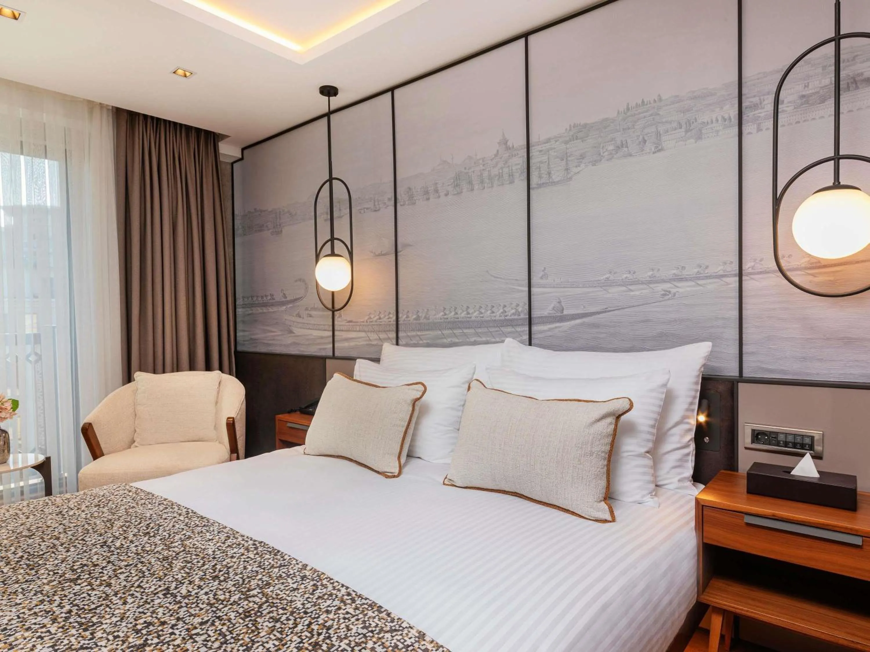 Bedroom, Bed in Levni Istanbul Hotel Handwritten Collection by ACCOR