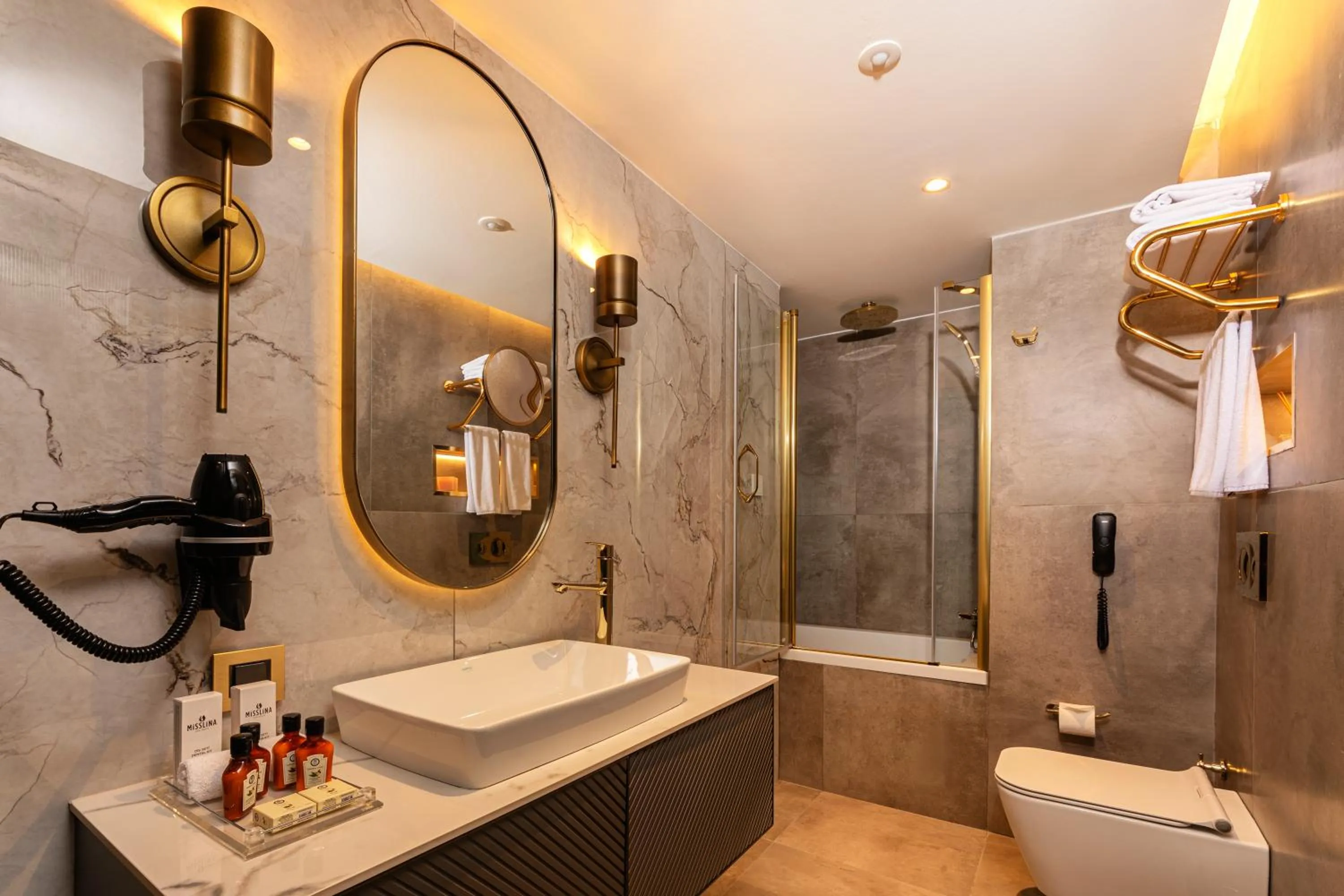 Shower in Levni Istanbul Hotel Handwritten Collection by ACCOR