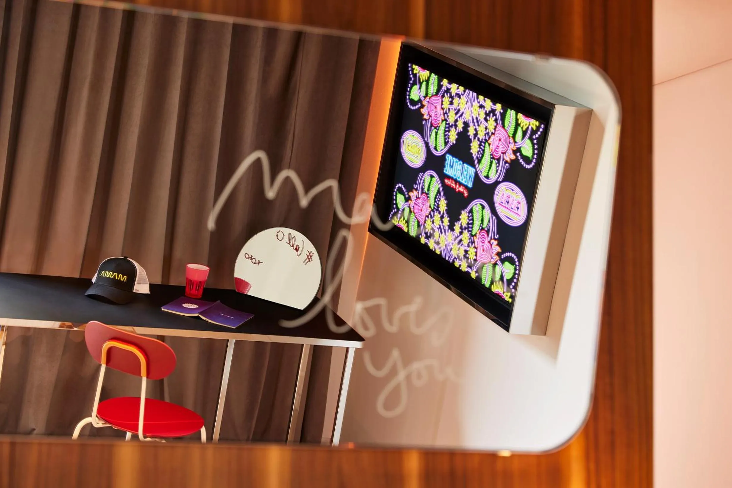 Decorative detail in Mama Shelter Dubai