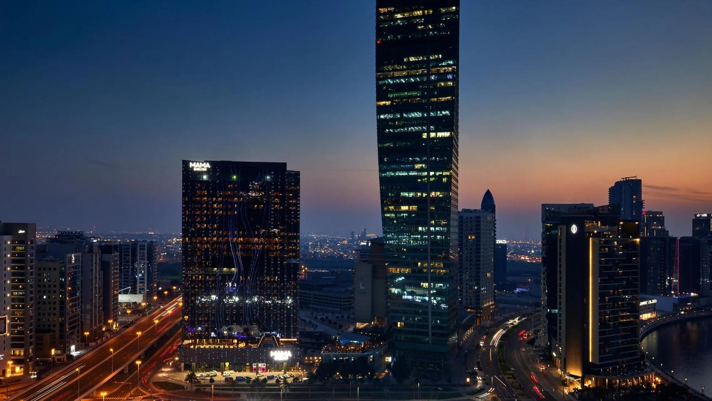 Property building in Mama Shelter Dubai