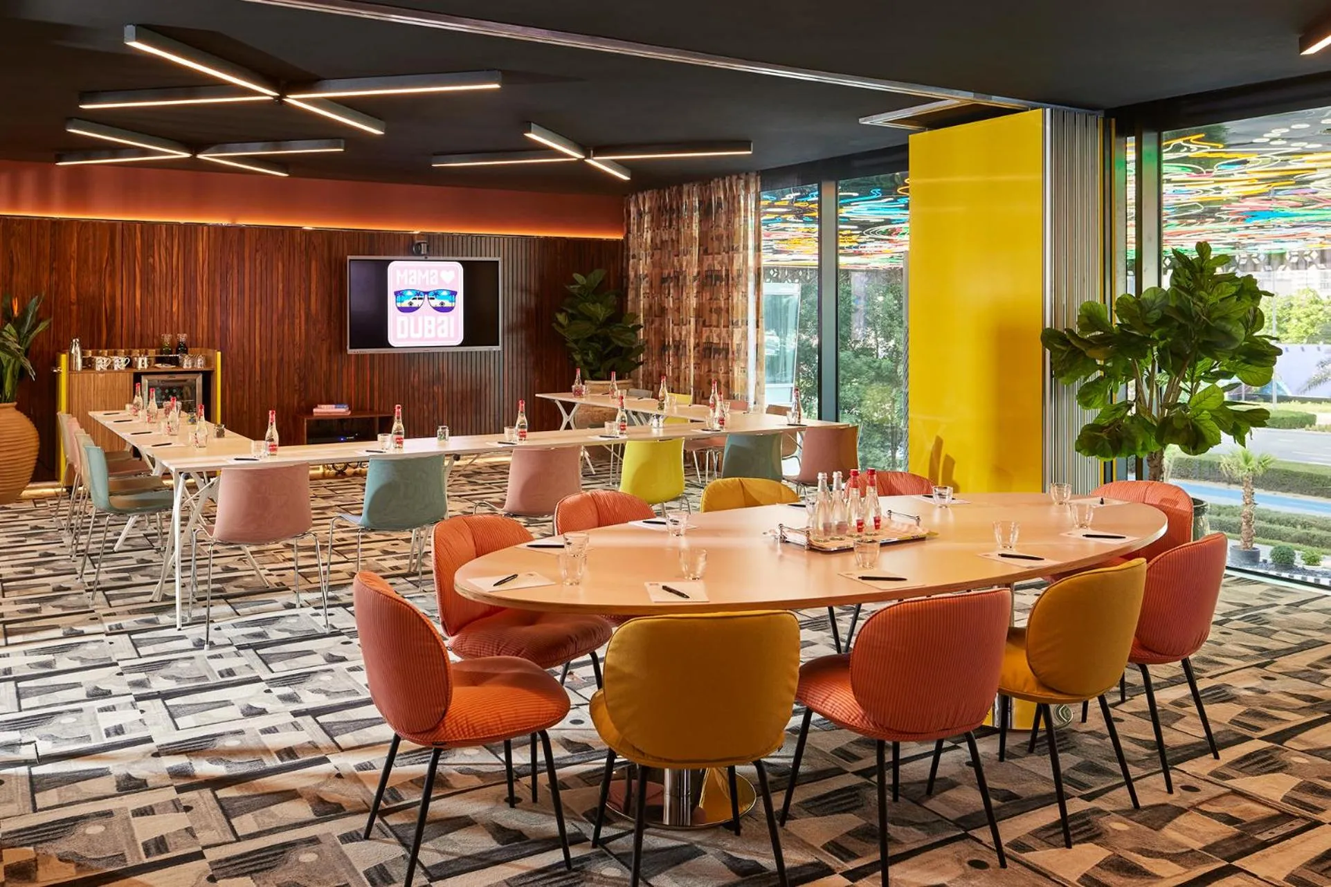 Meeting/conference room in Mama Shelter Dubai