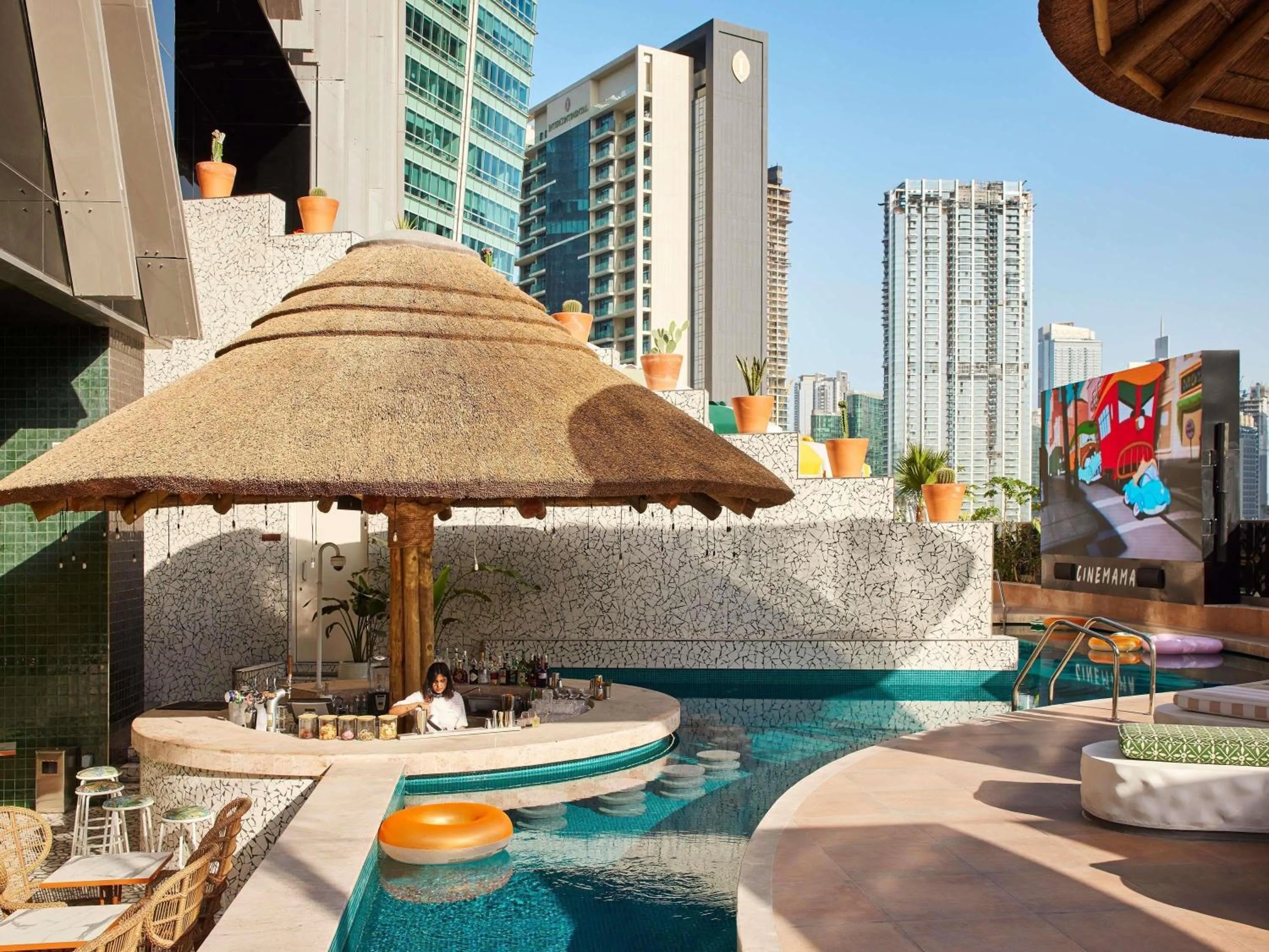 Lounge or bar in Mama Shelter Dubai