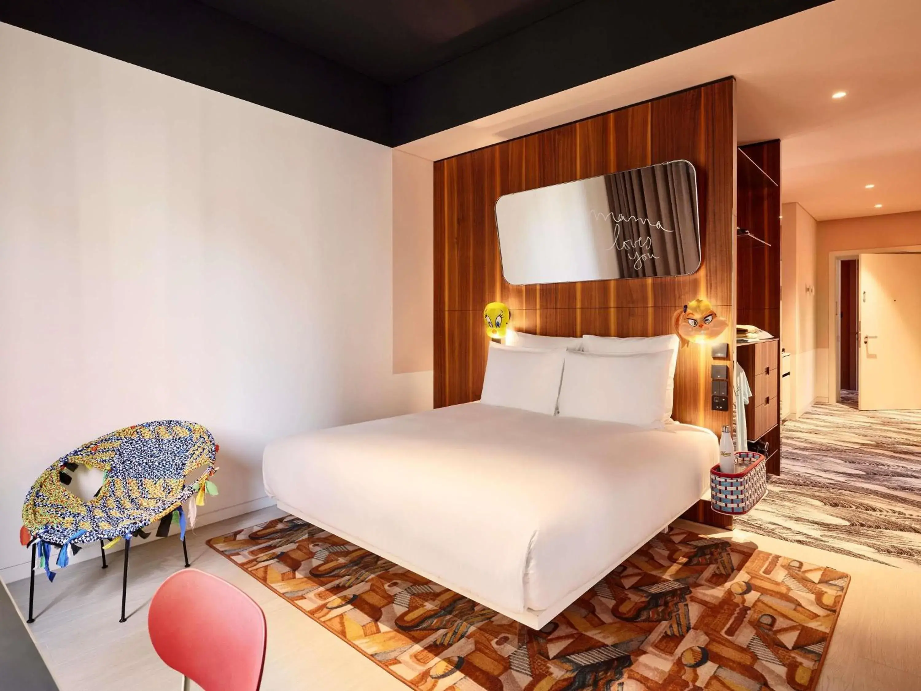 Medium Mama Double Accessible (Free shuttle service to Dubai Mall & Kite Beach) in Mama Shelter Dubai Medium Mama Double Accessible (Free shuttle service to Dubai Mall & Kite Beach) in Mama Shelter Dubai