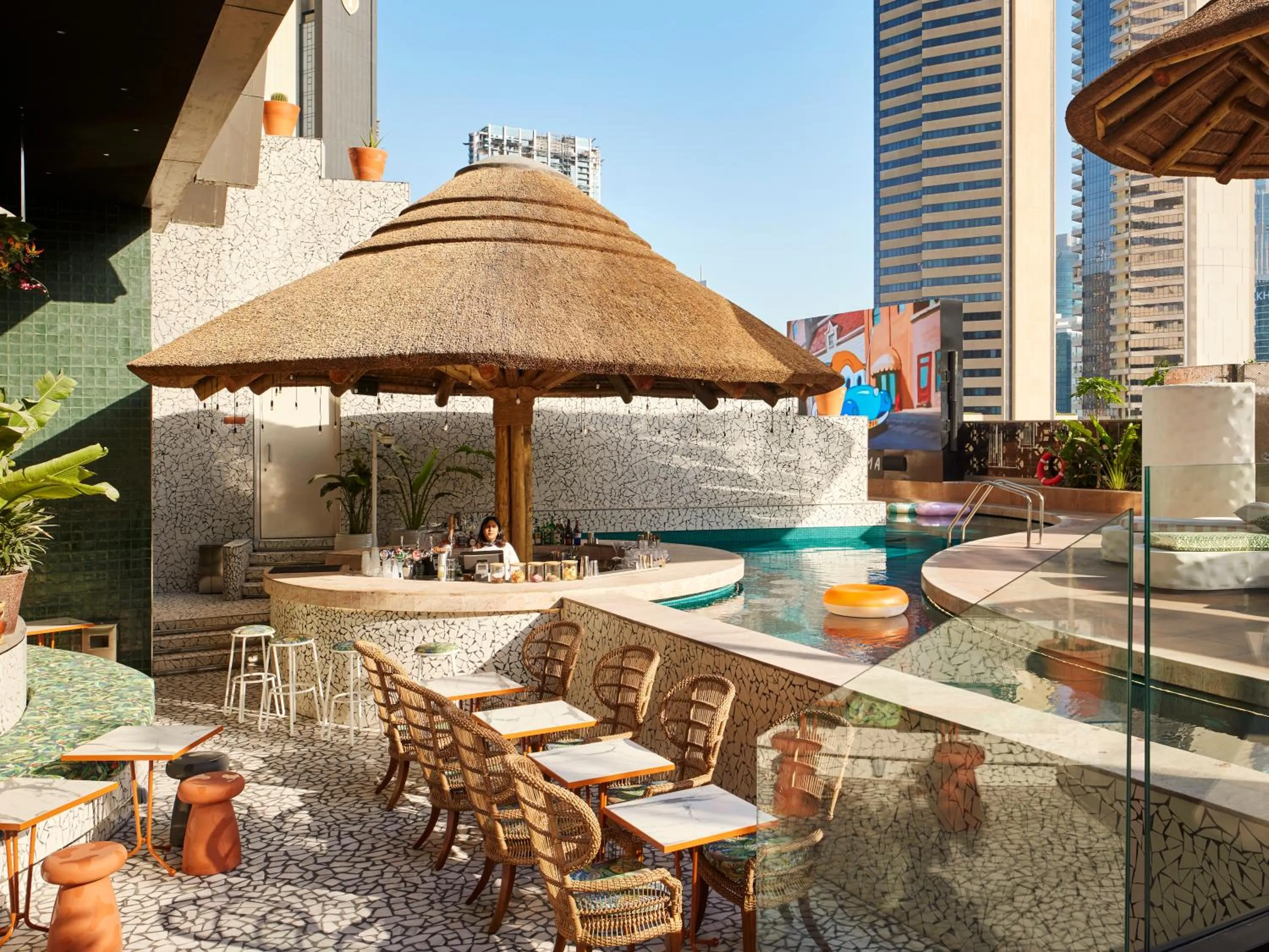 Swimming pool in Mama Shelter Dubai