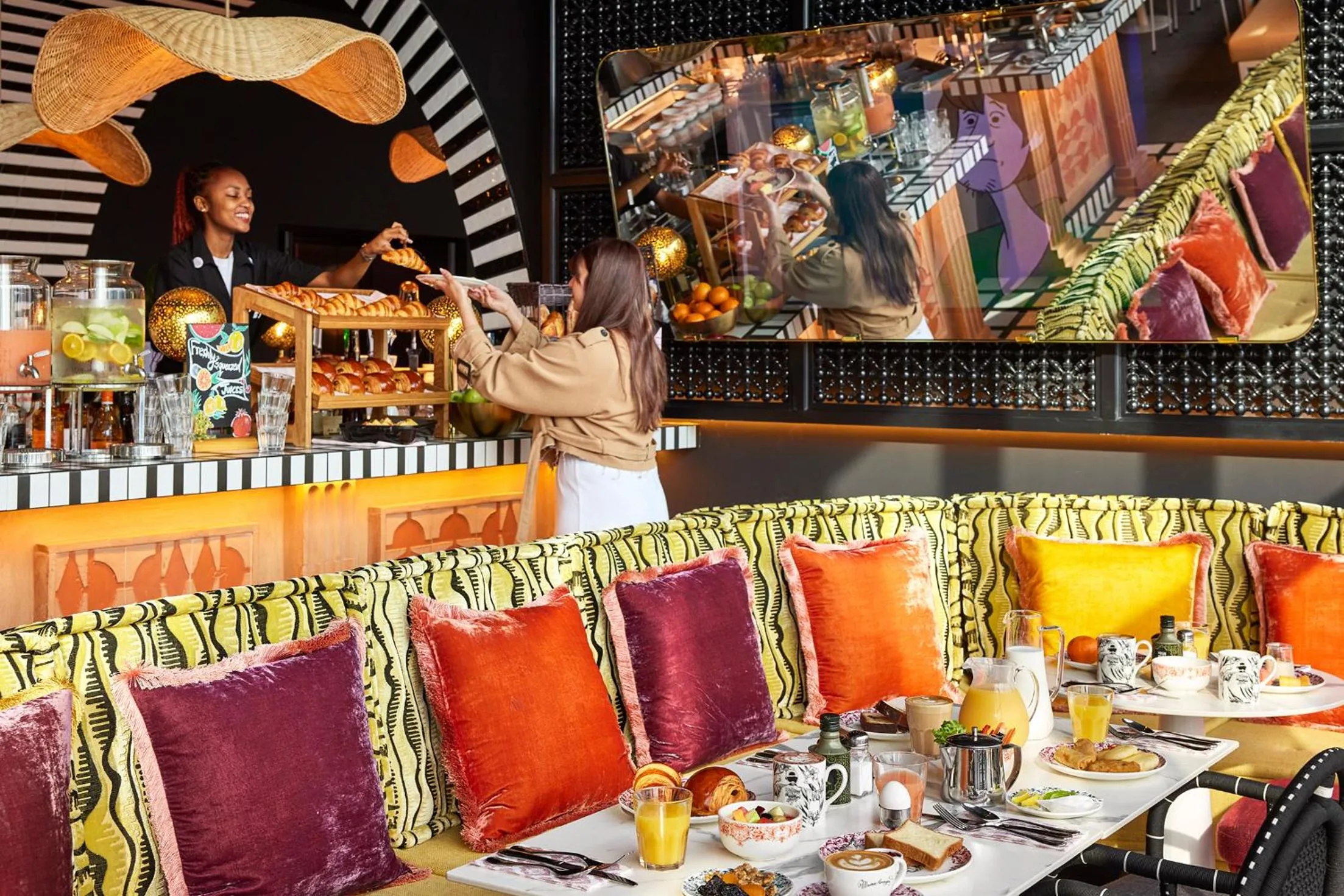 Breakfast in Mama Shelter Dubai