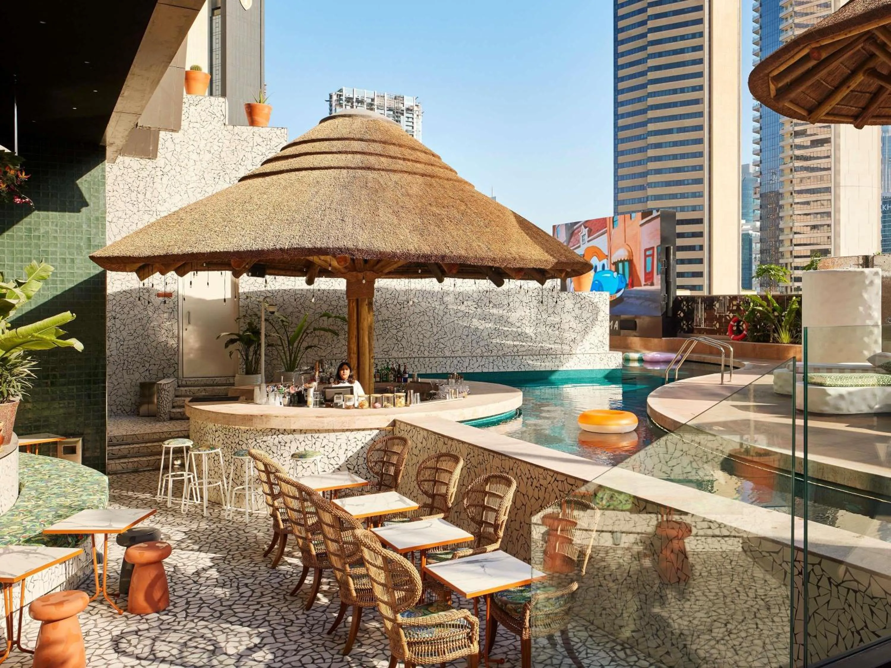 Lounge or bar in Mama Shelter Dubai