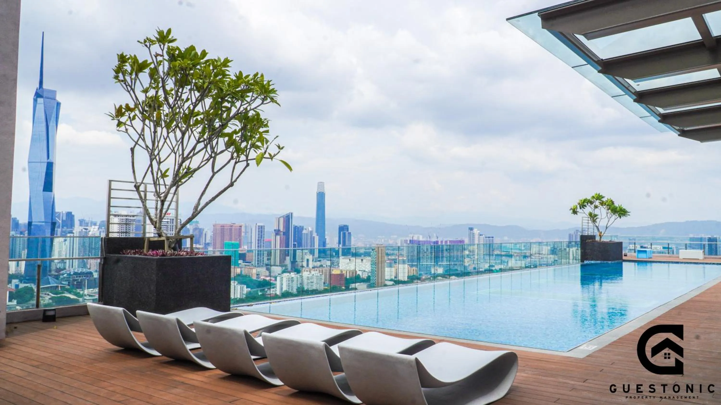 Swimming pool in Riveria City KL Sentral by Guestonic