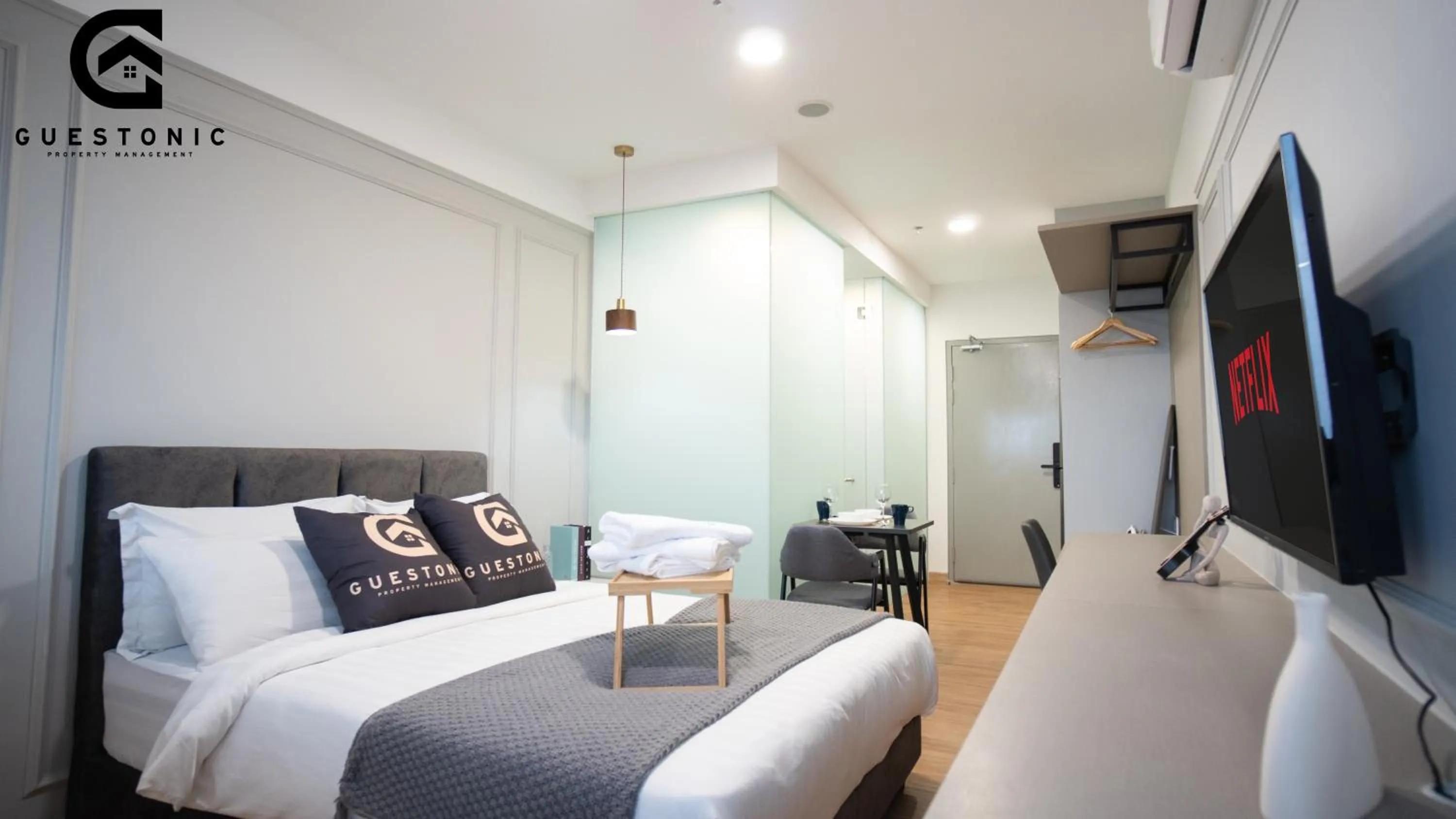 View (from property/room), Bed in Riveria City KL Sentral by Guestonic