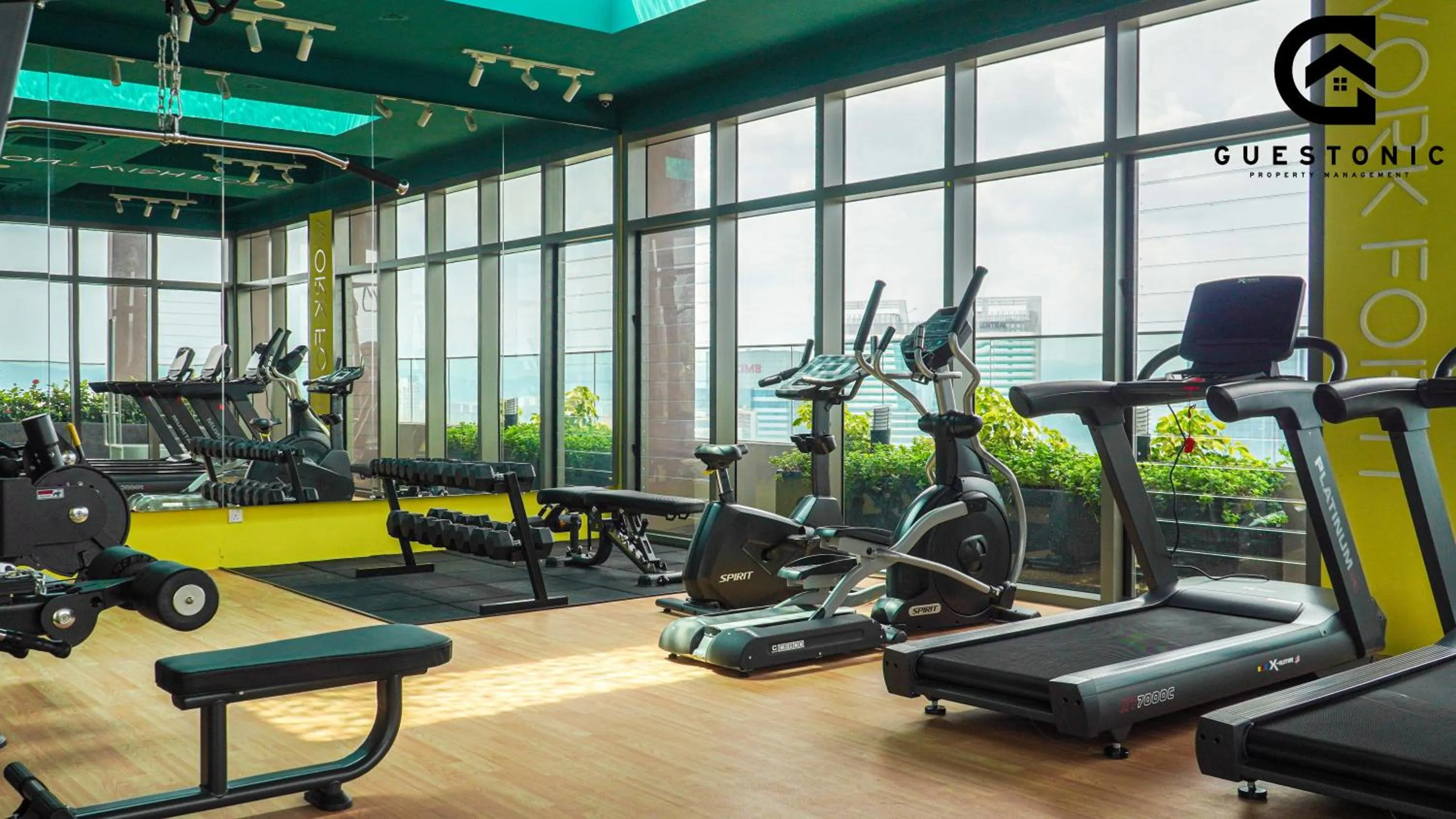 Fitness centre/facilities in Riveria City KL Sentral by Guestonic