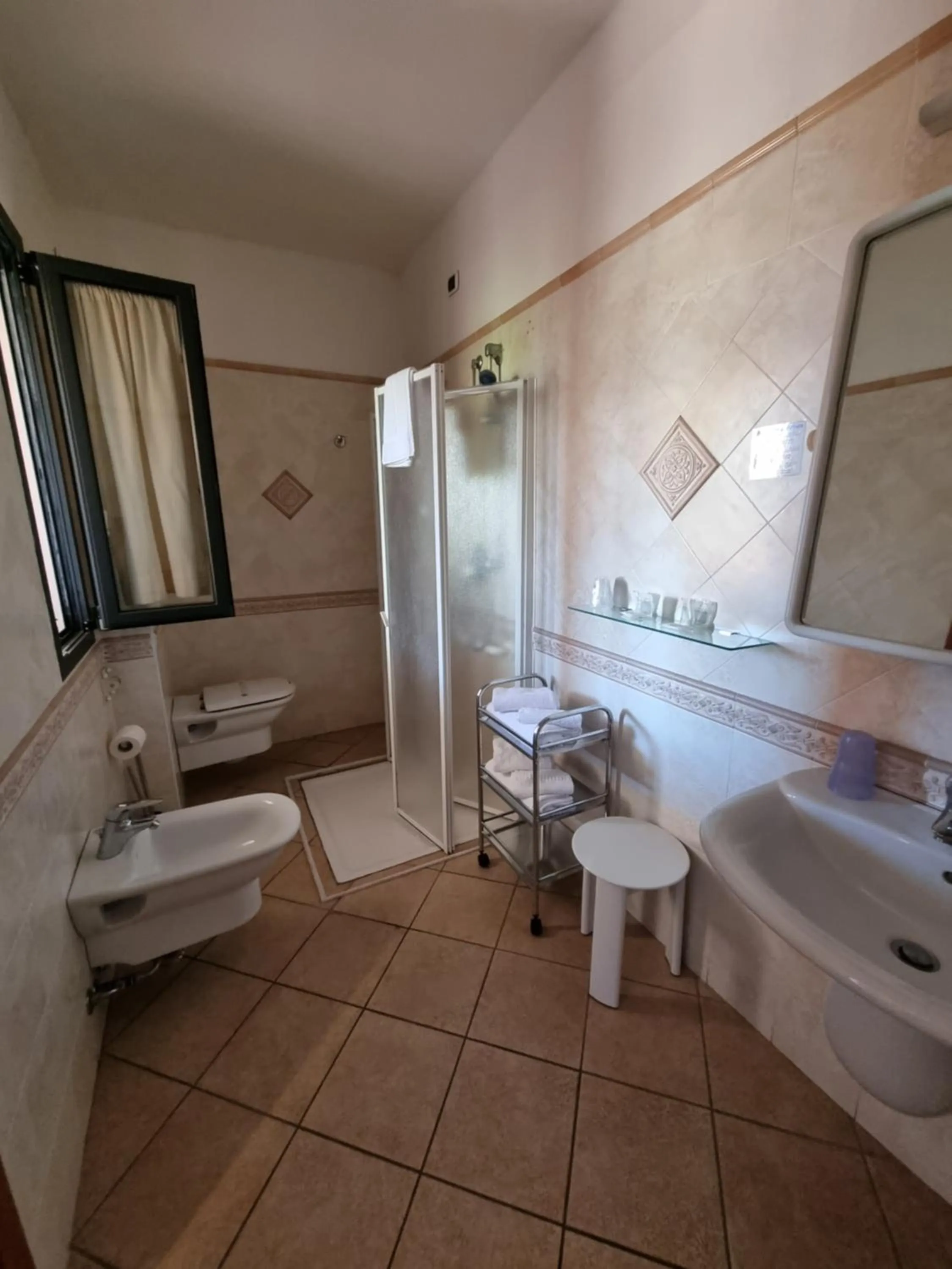 Shower in Hotel Delle Isole