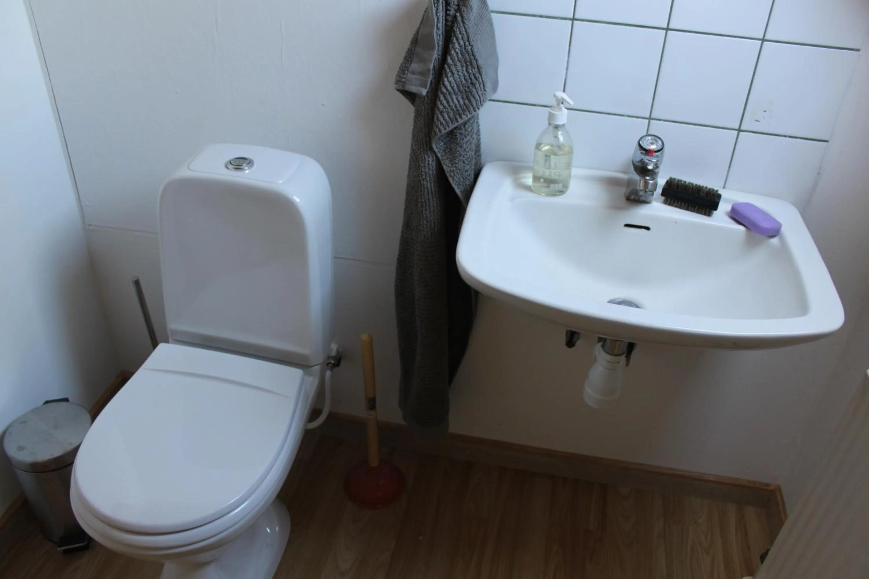 Toilet in Borup Bed & Breakfast