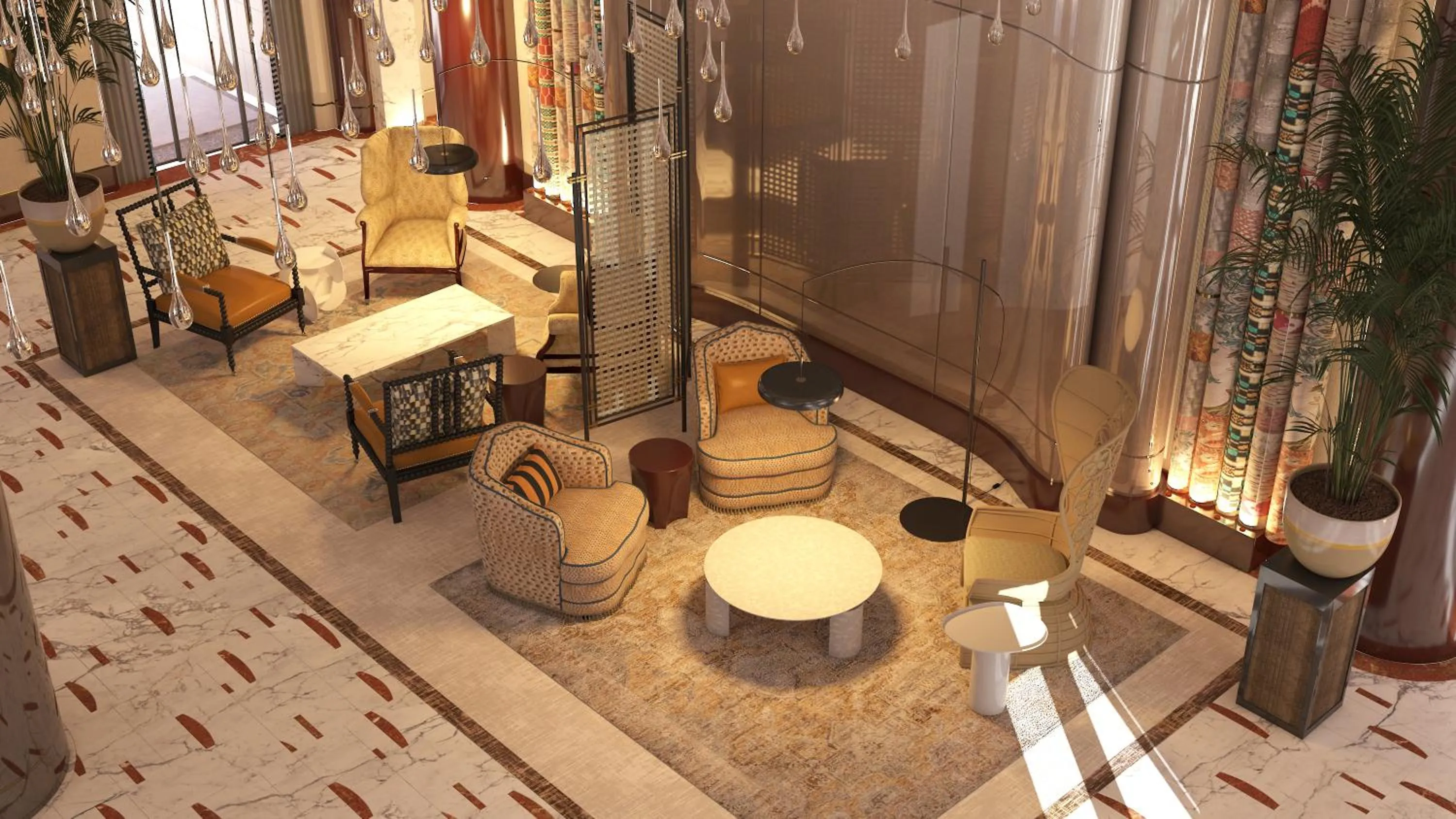 Lobby or reception in Altunizade Suites Istanbul, Curio Collection By Hilton