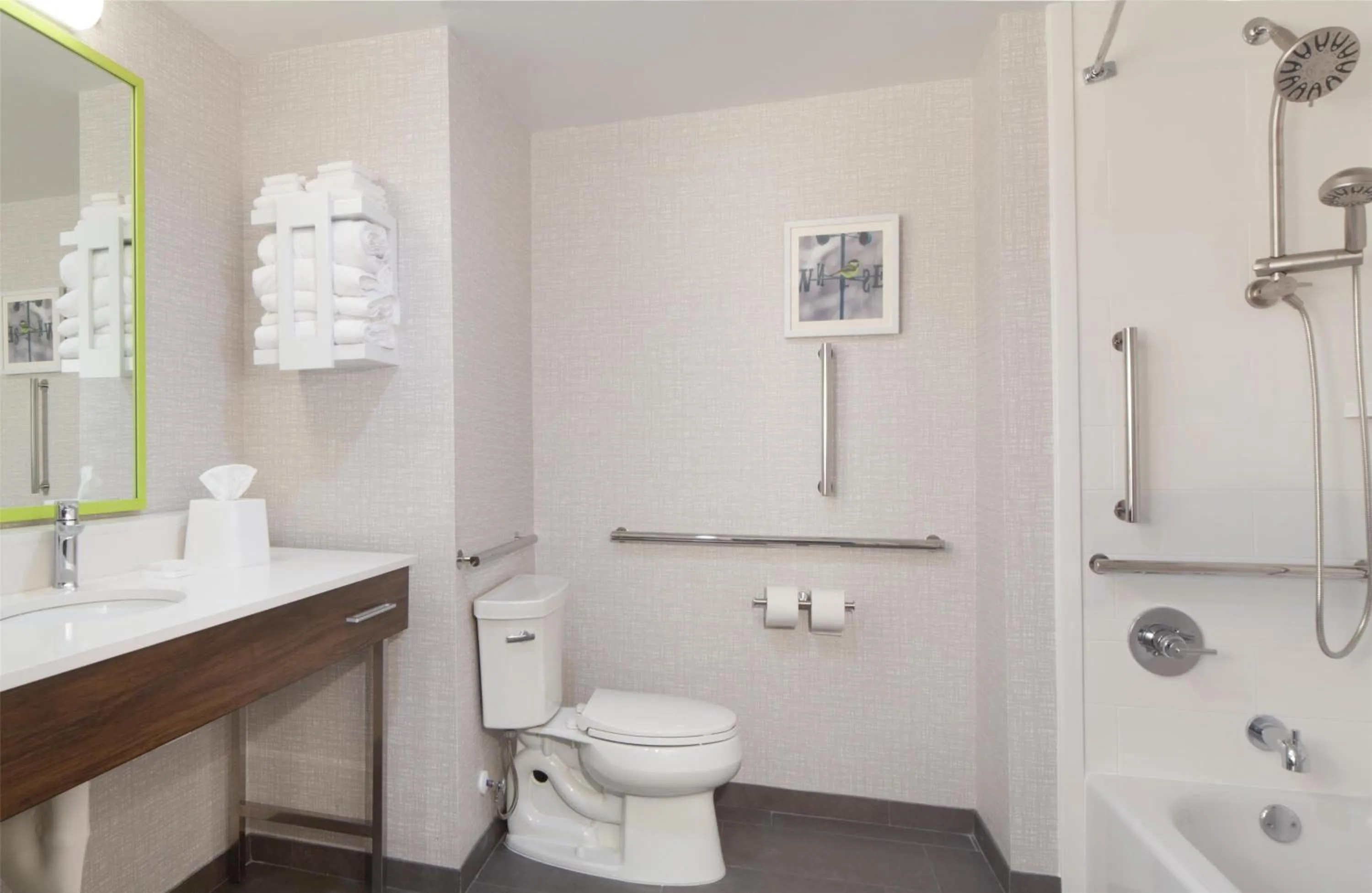 Bathroom in Hampton Inn Evergreen