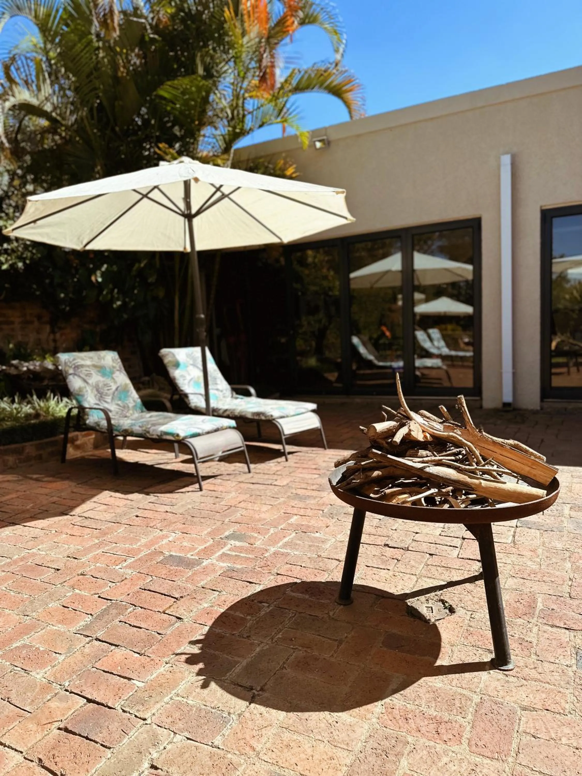 Patio in Malcolm Lodge