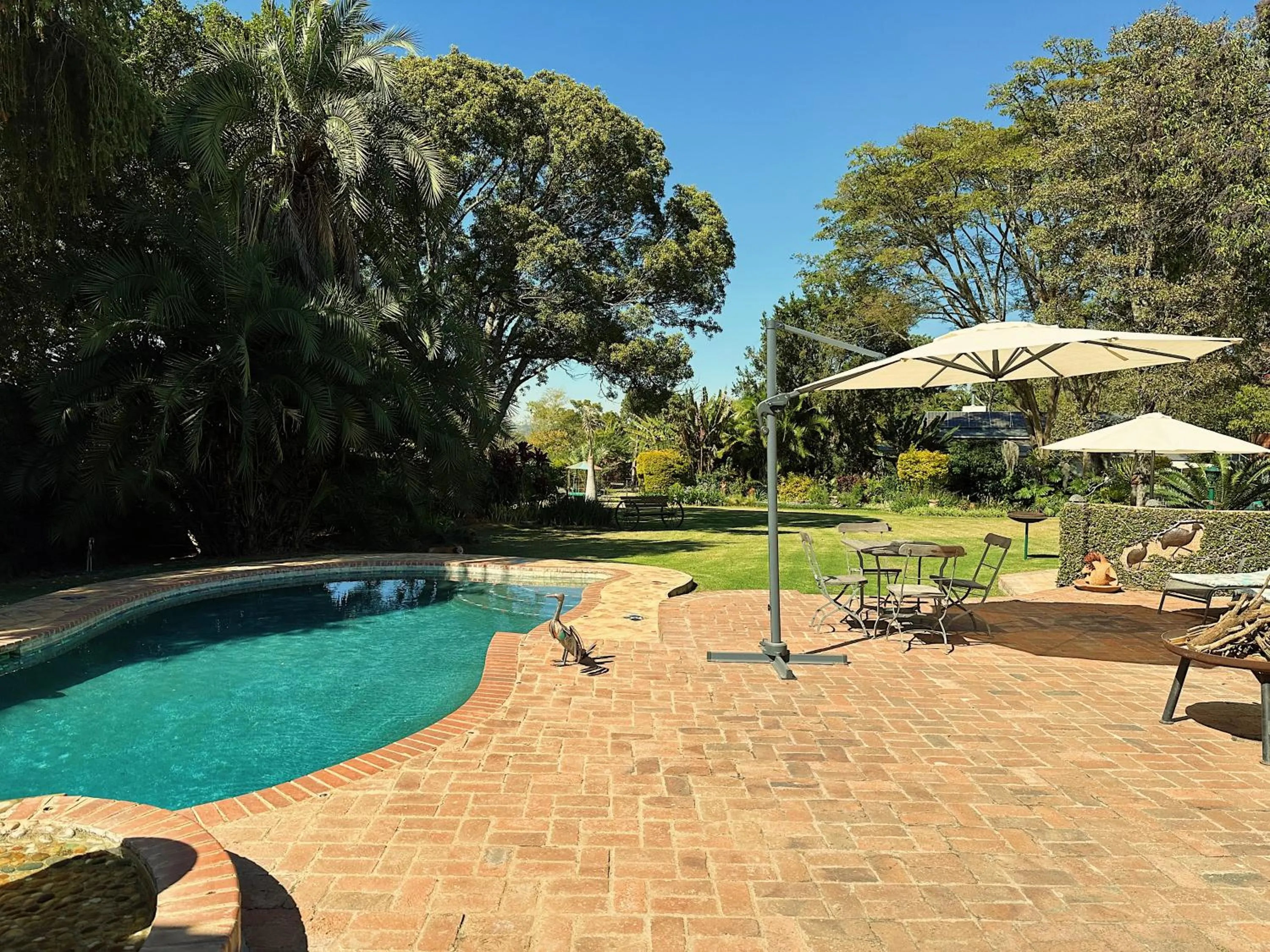 Patio in Malcolm Lodge