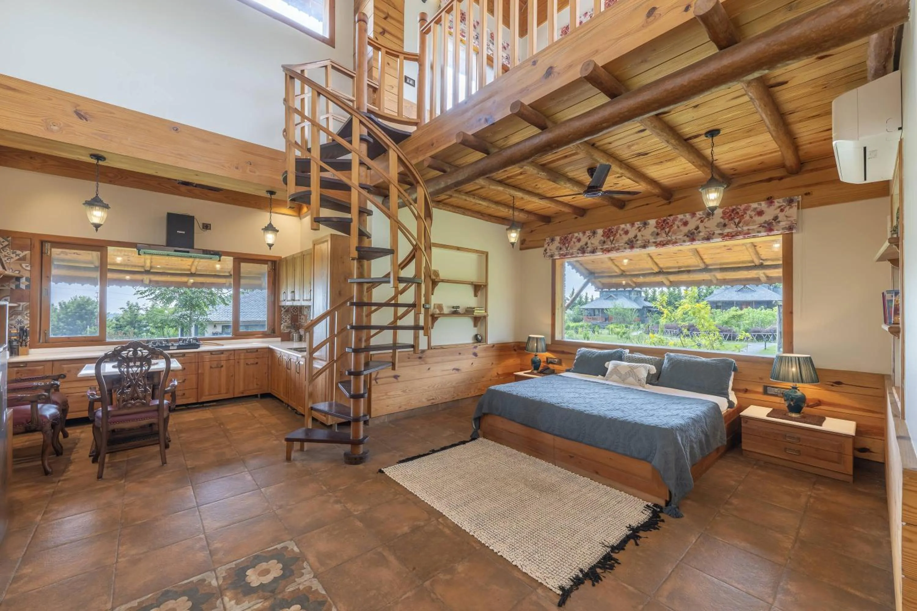 Photo of the whole room, Bed in Echor Hill Farm Cottages Palampur