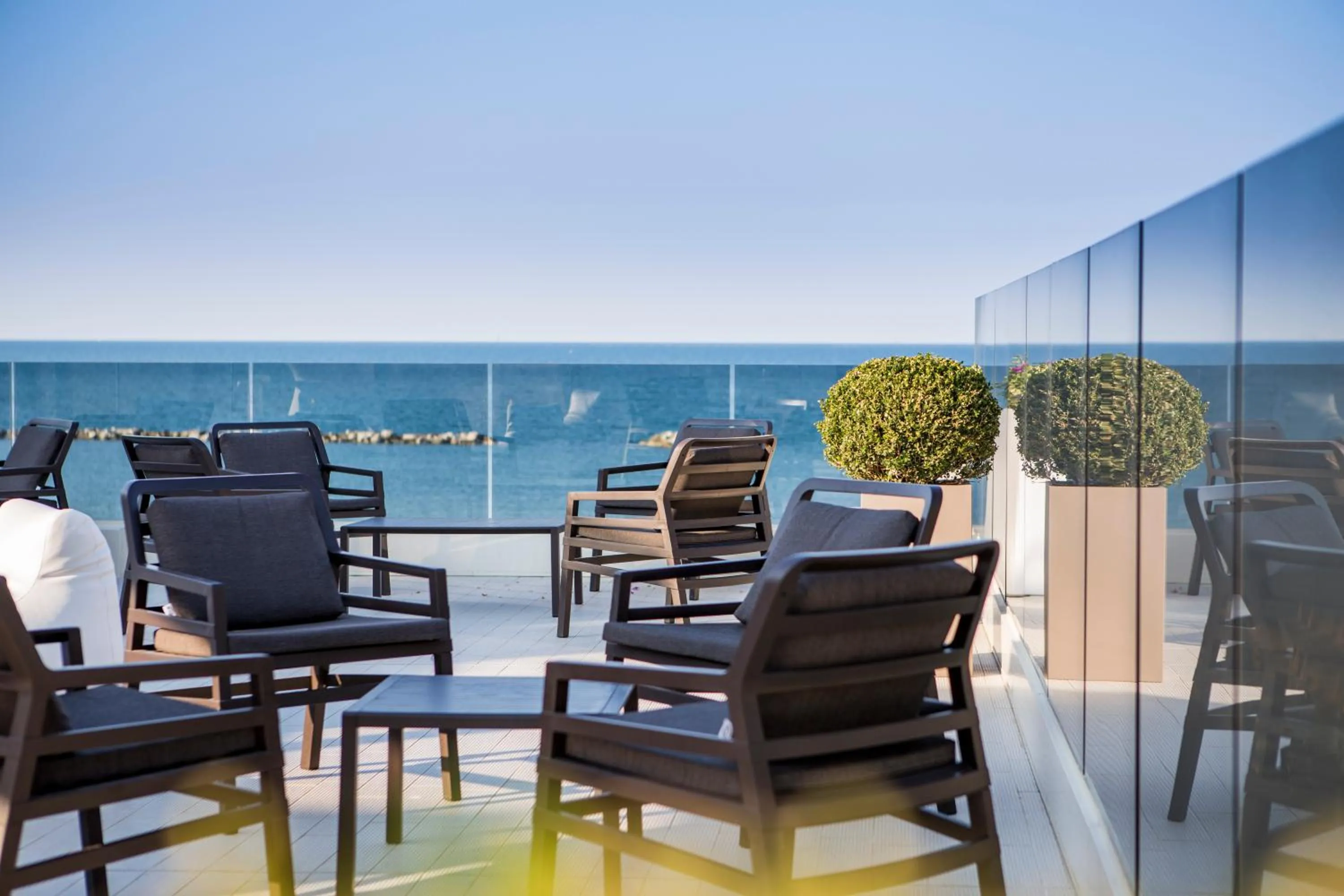 Balcony/Terrace in Hotel Vista Mare & Spa - Aperto tutto l'anno