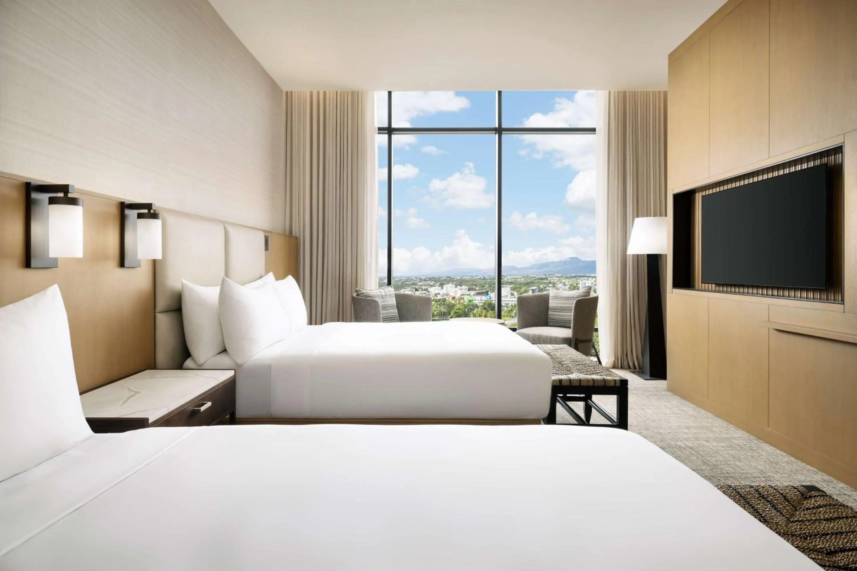 Living room, Bed in Hotel Santiago, Curio Collection By Hilton