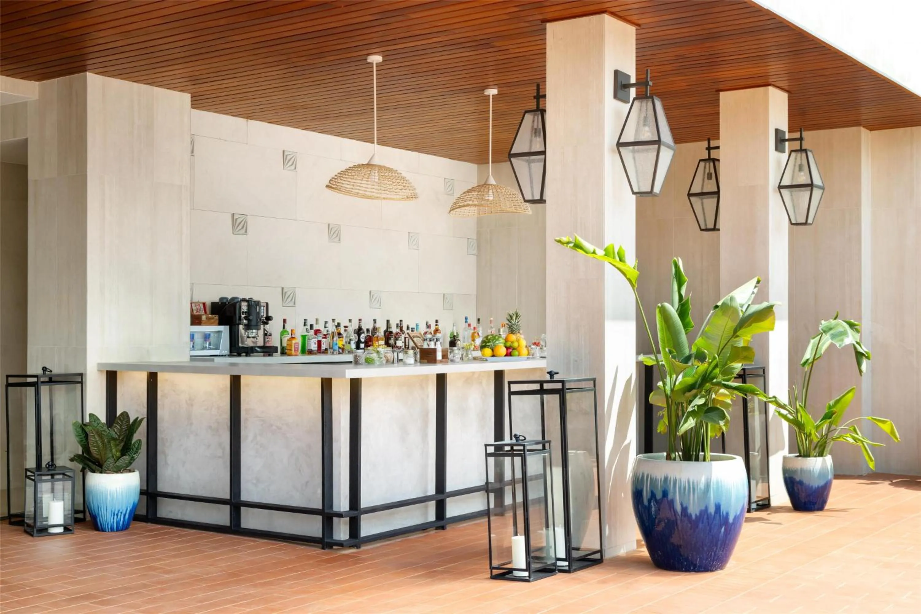 Pool view in Hotel Santiago, Curio Collection By Hilton