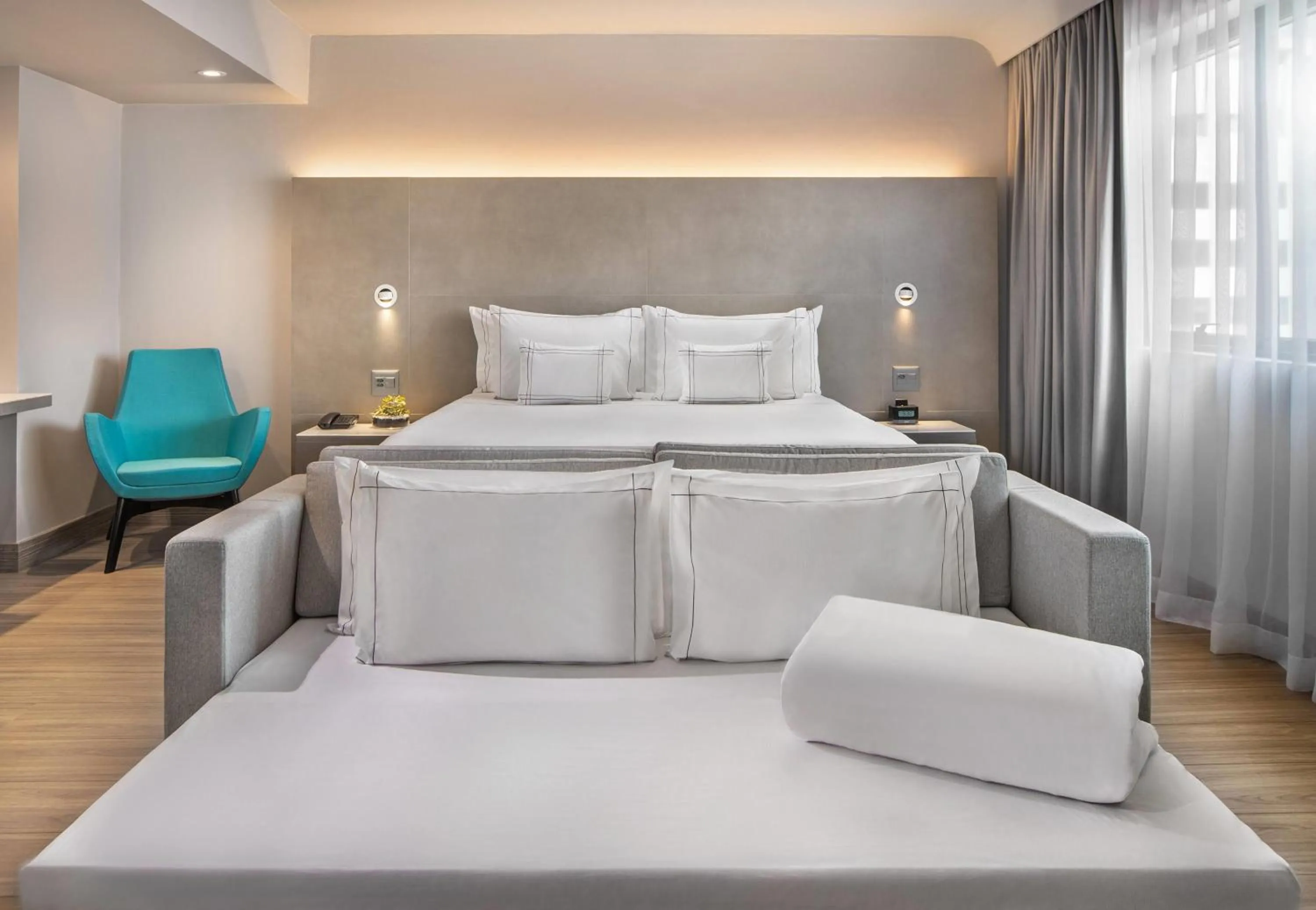 Bedroom, Bed in Meliá Ibirapuera