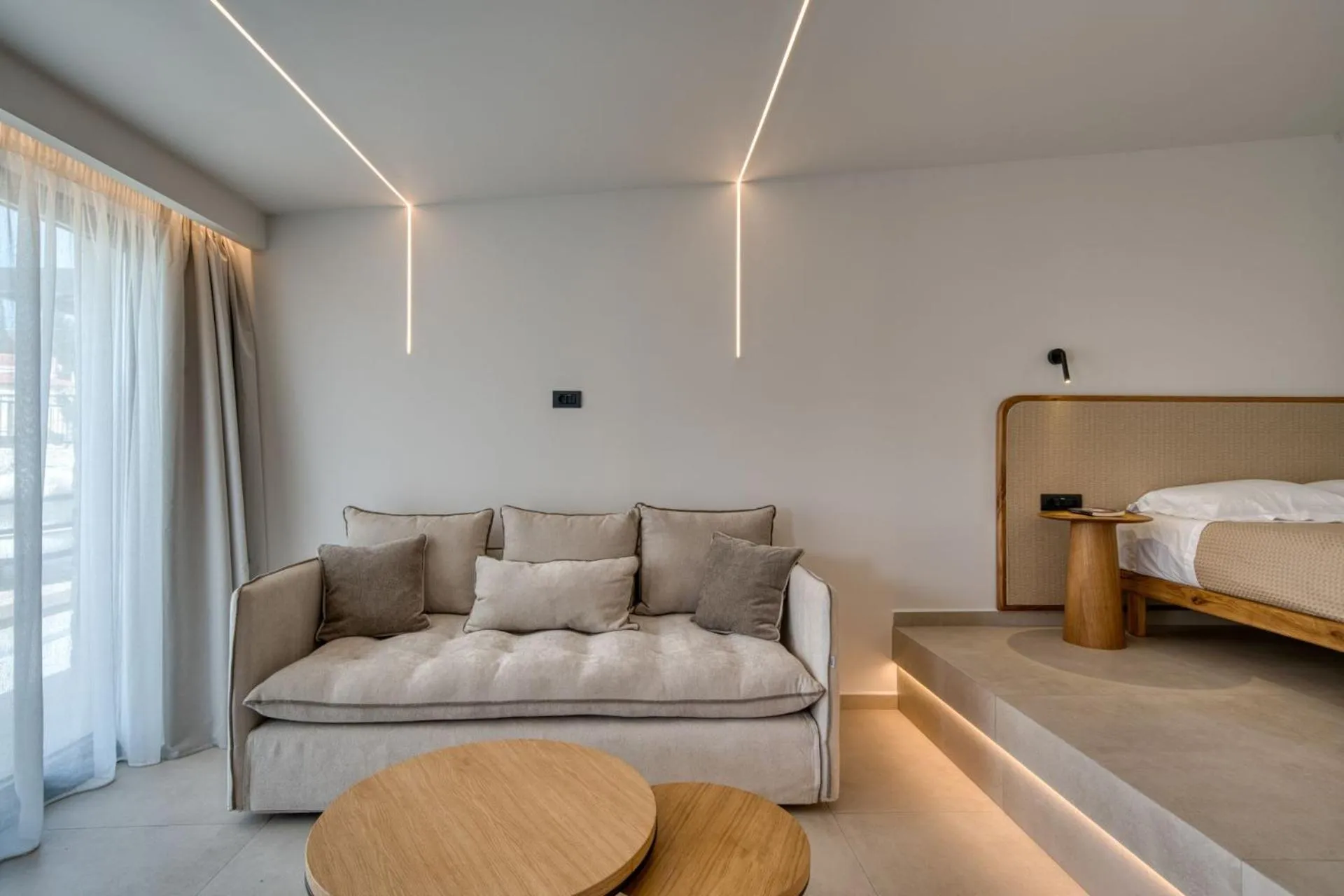 Bed in Anima Deluxe Suites