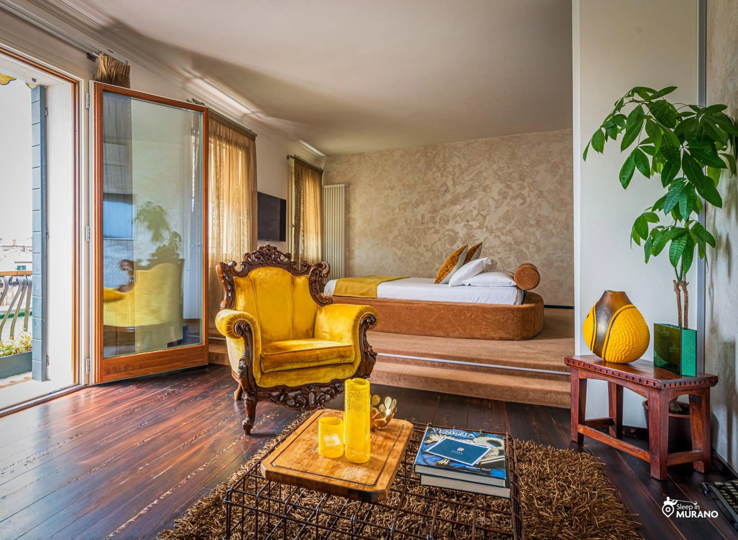 Bed in MURANO Suites - BOUTIQUE Apartments adults only