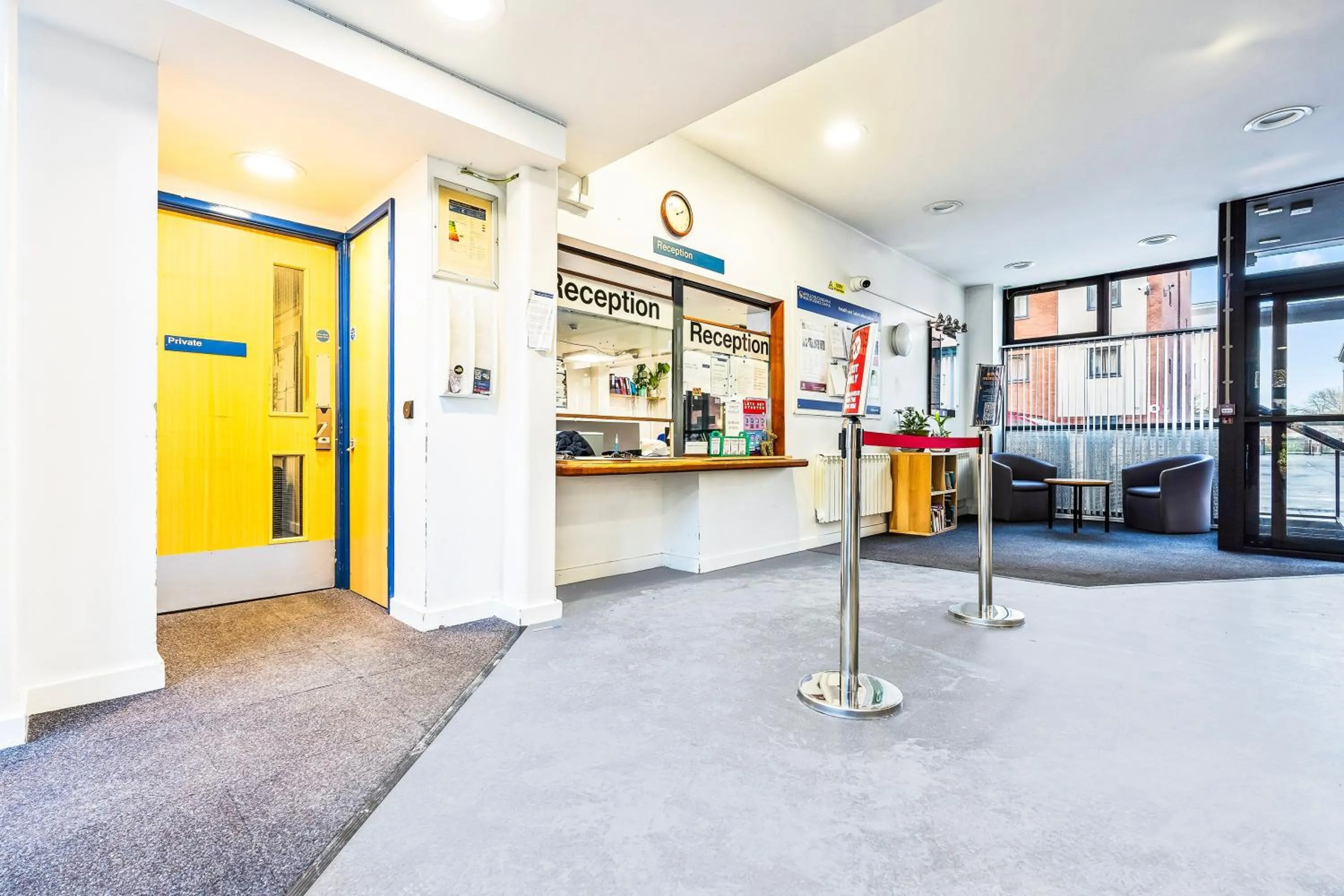 Lobby or reception in Crewe City Centre