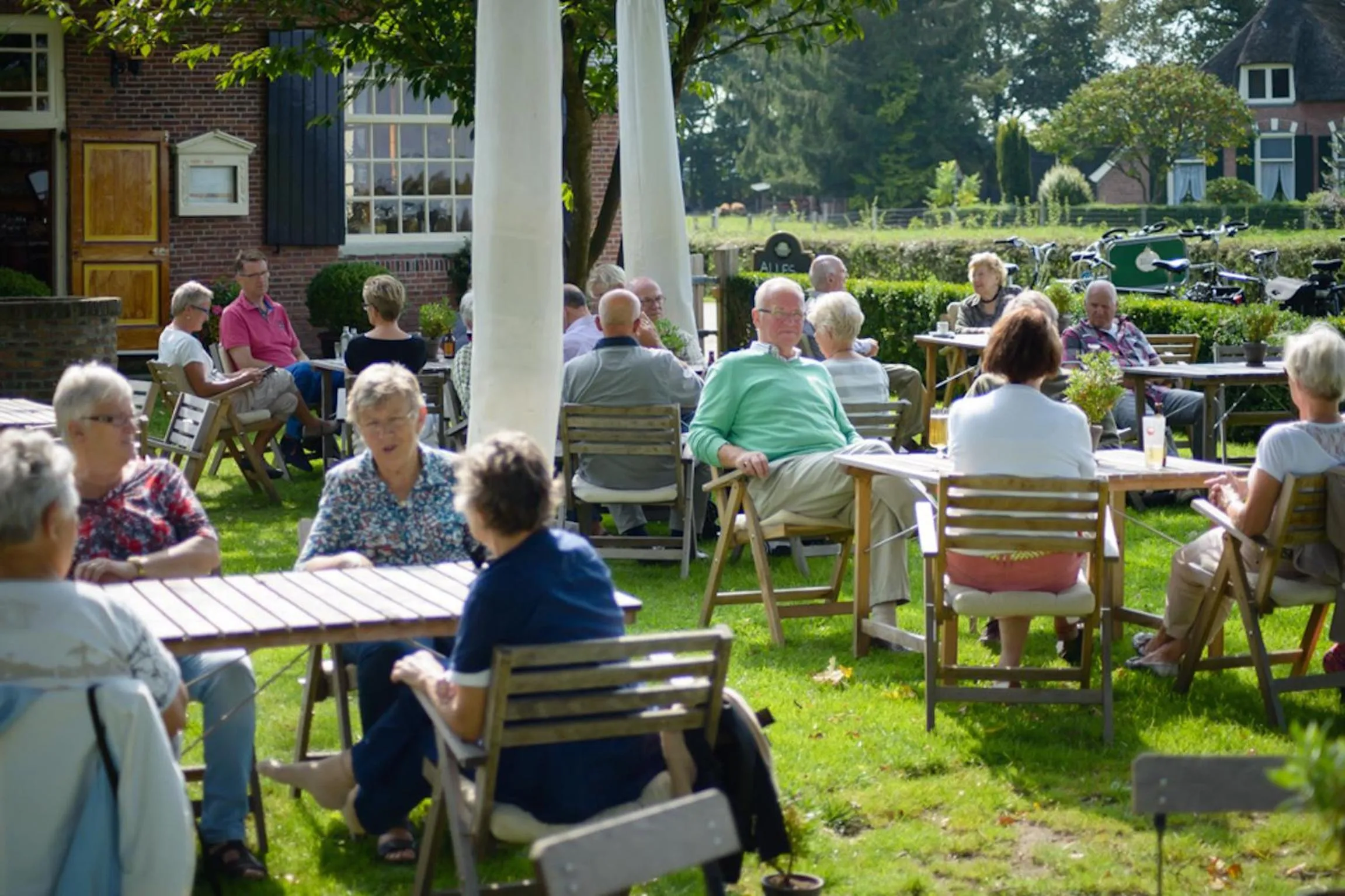 Garden in Herberg de Kemper