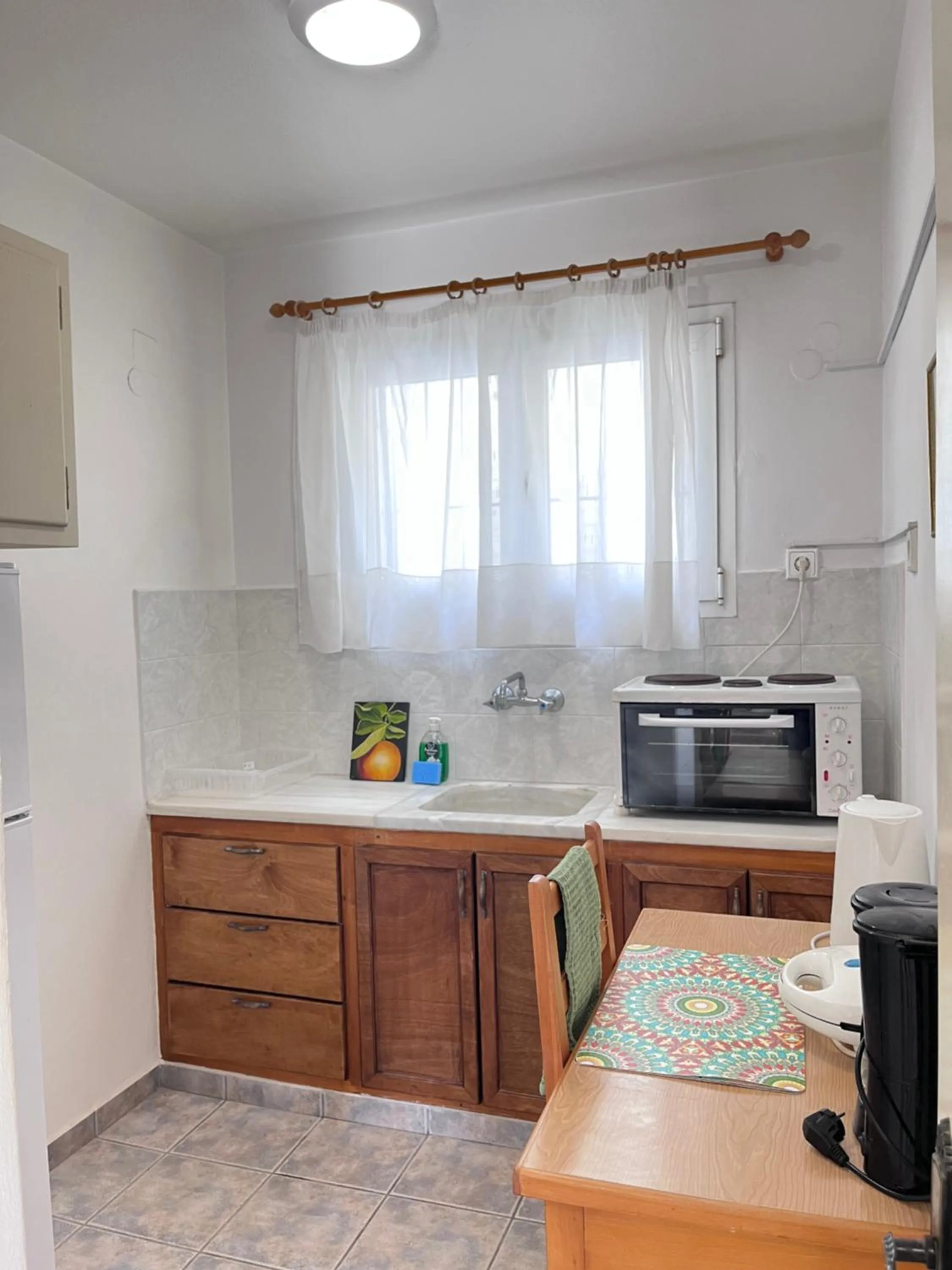 Kitchen or kitchenette in Hotel Elena