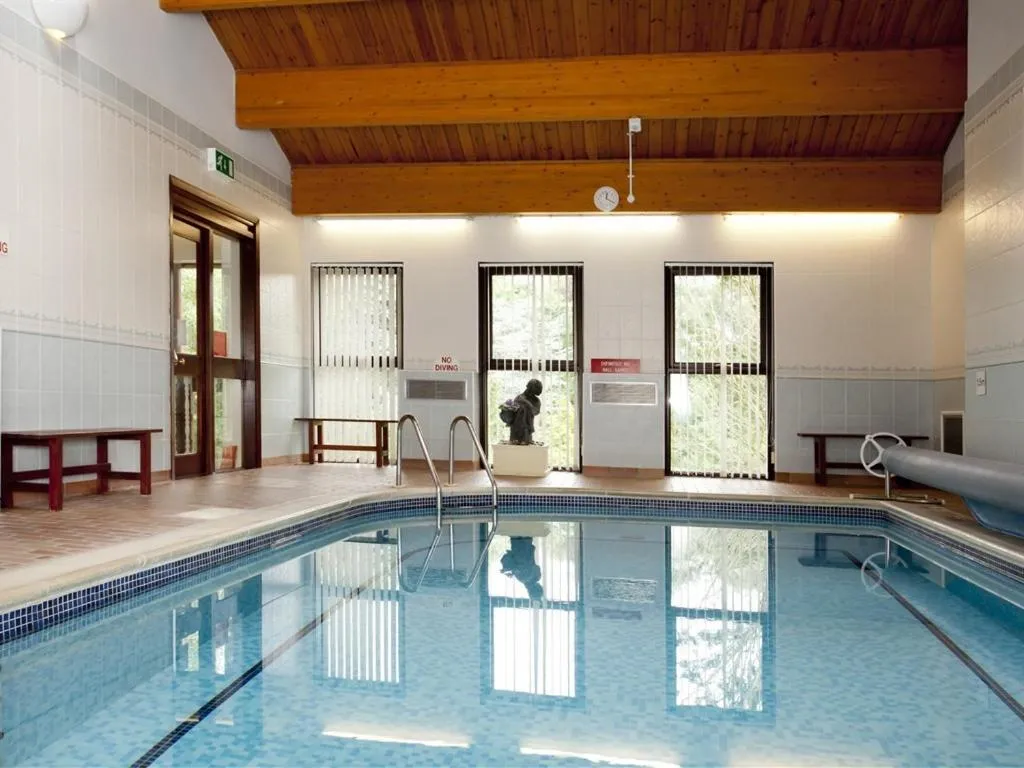 Pool view in Sutton Hall Resort