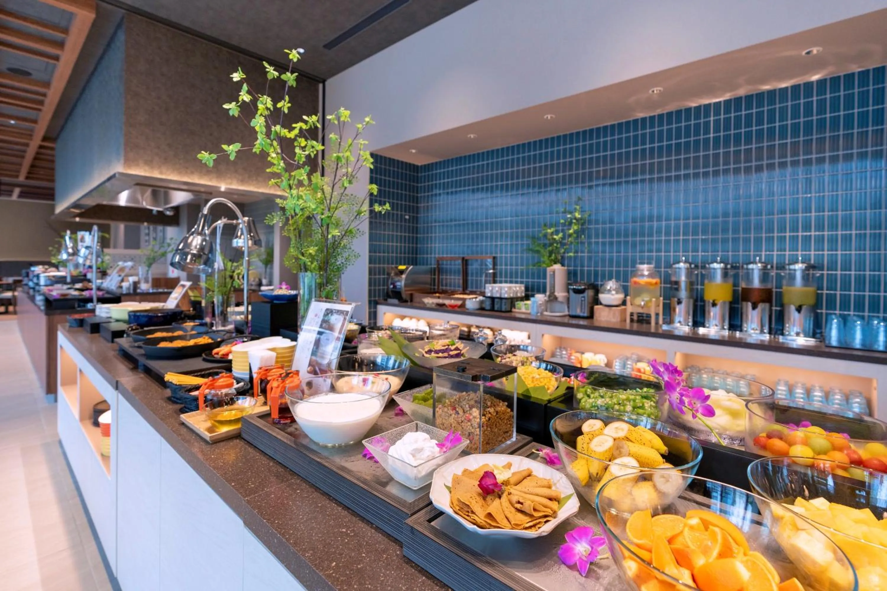 Buffet breakfast in La'gent Hotel Okinawa Naha