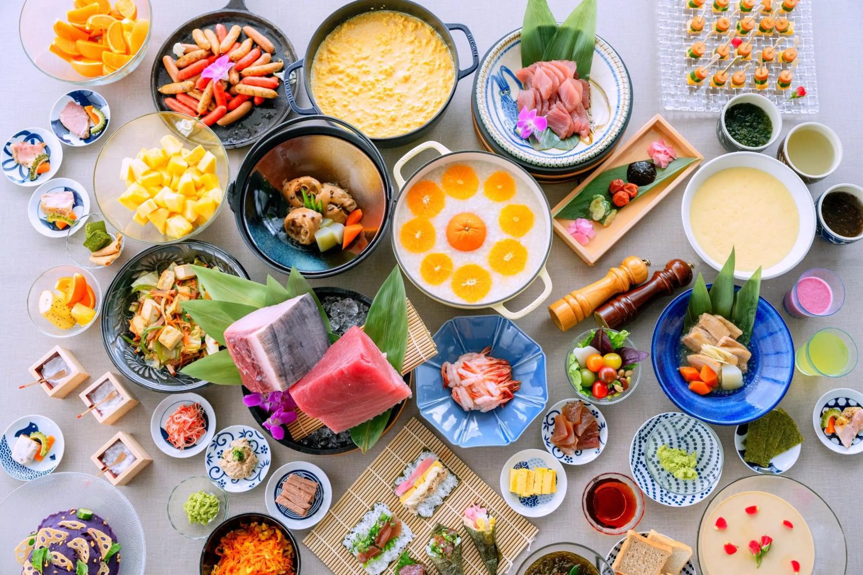 Buffet breakfast in La'gent Hotel Okinawa Naha