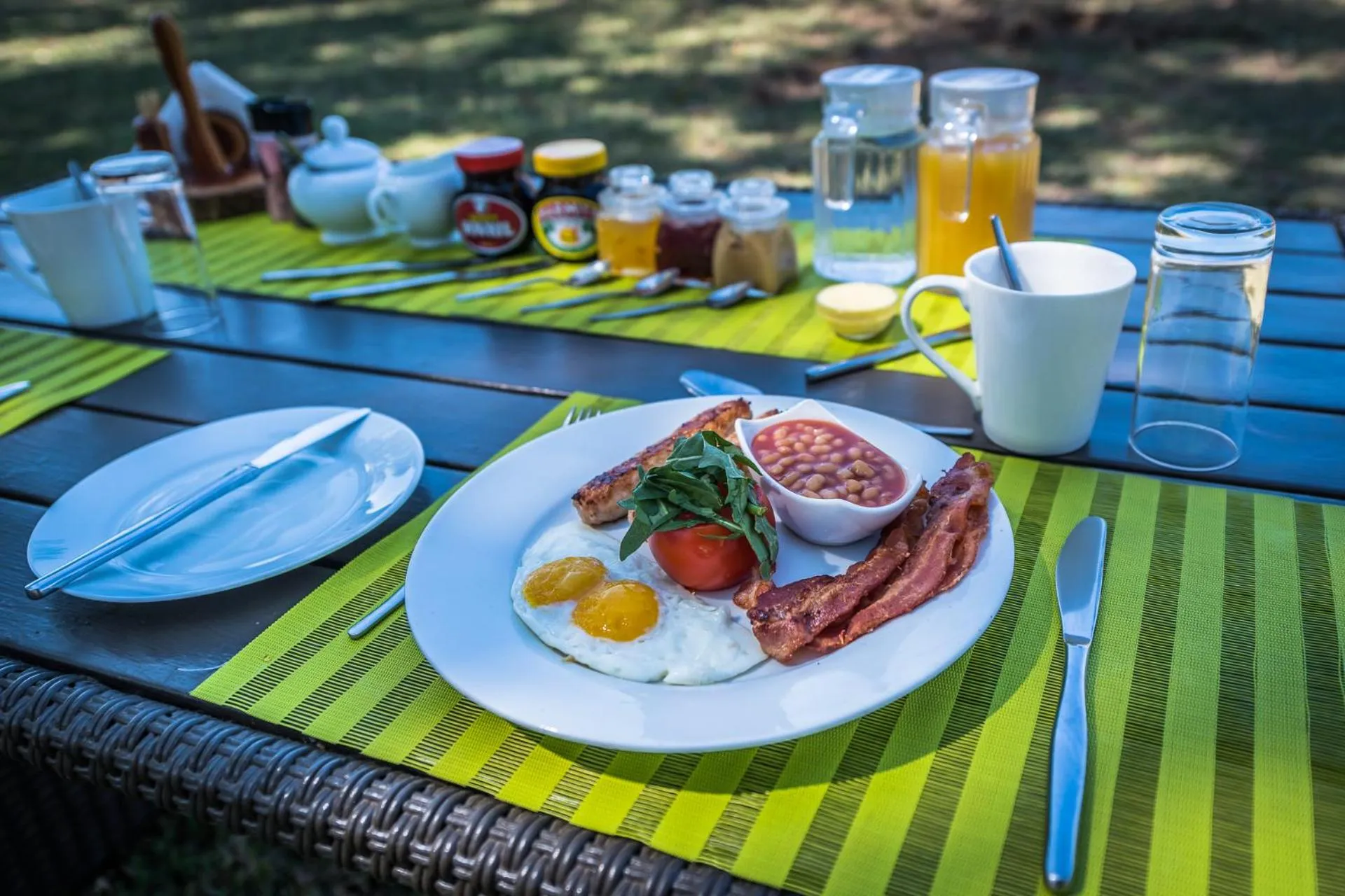 Food close-up in Maninghi Lodge