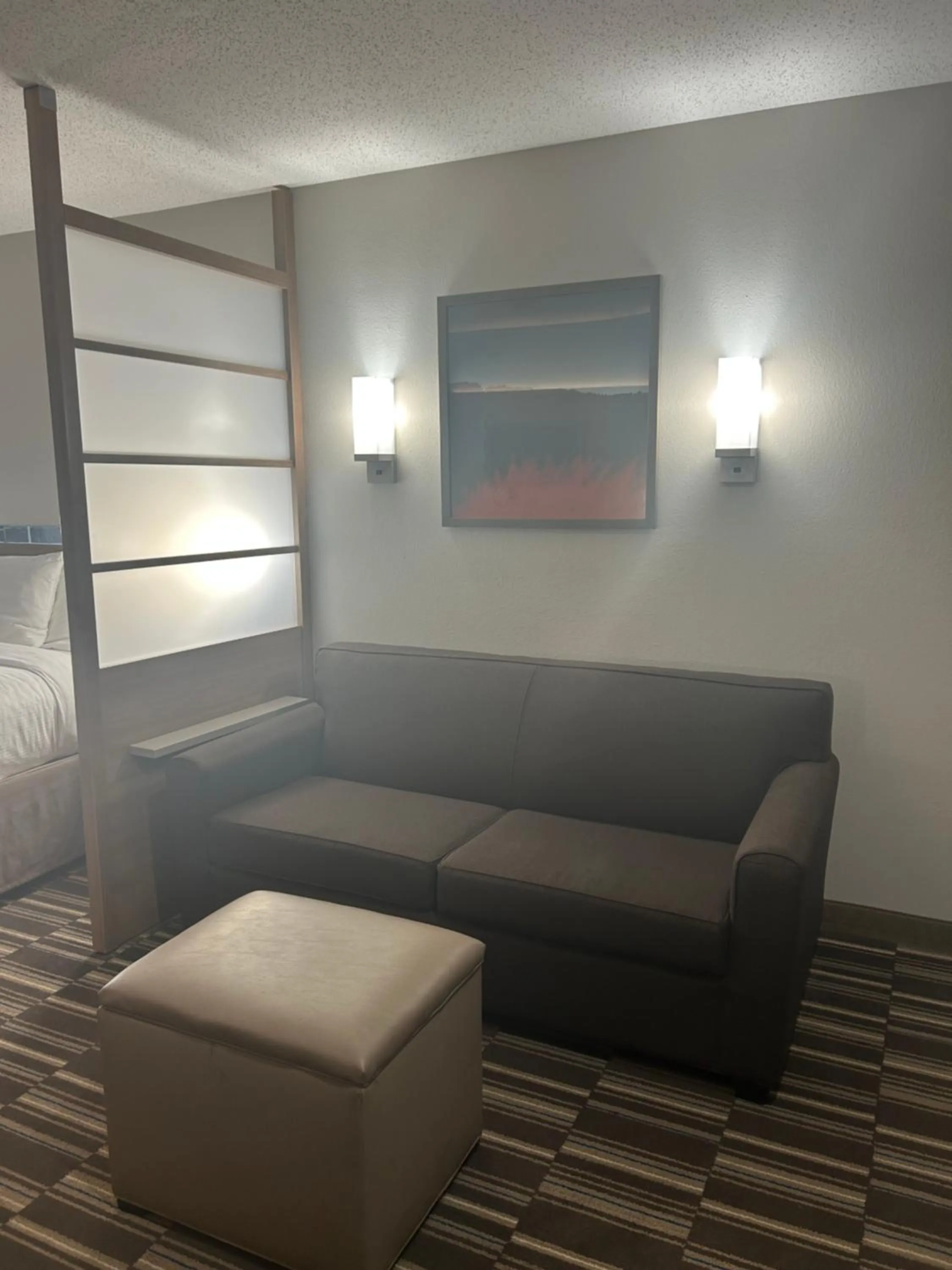 Seating area in Microtel Inn & Suites by Wyndham