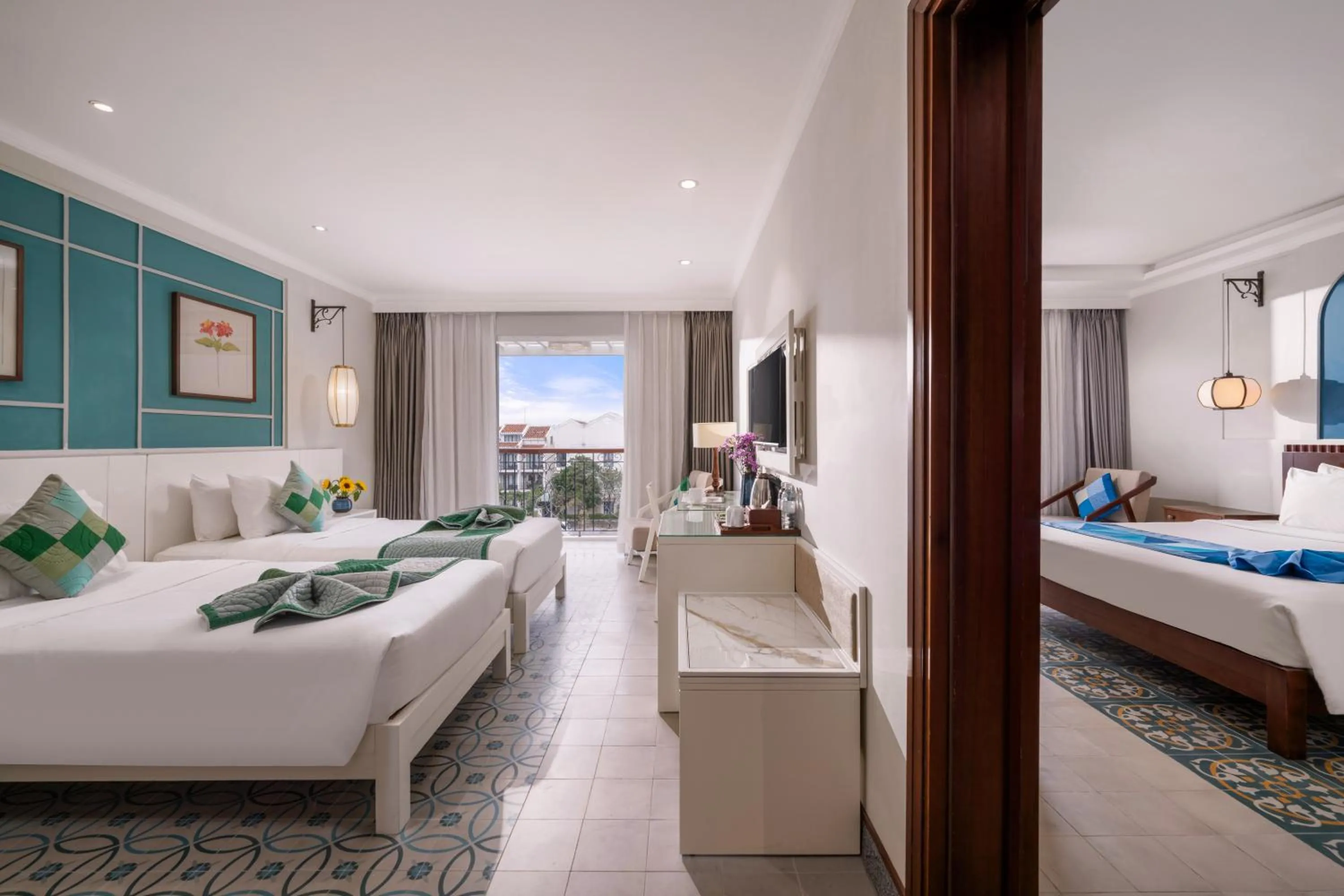 Bed in Lantana Boutique Hoi An Hotel