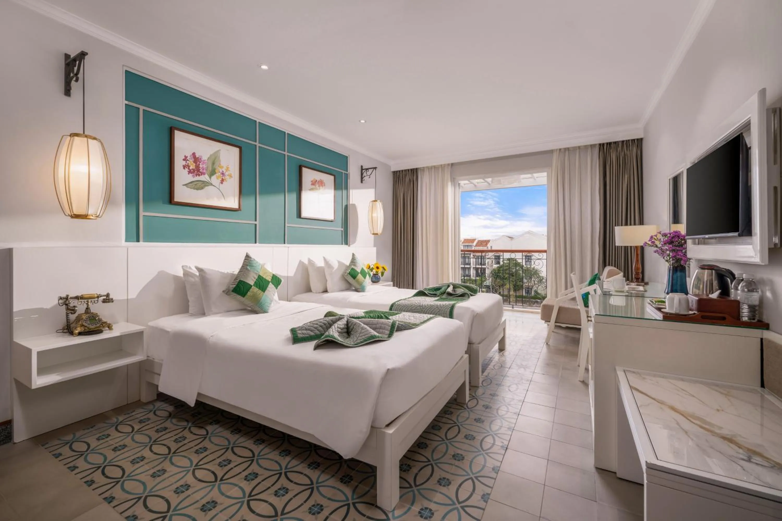 Bed in Lantana Boutique Hoi An Hotel